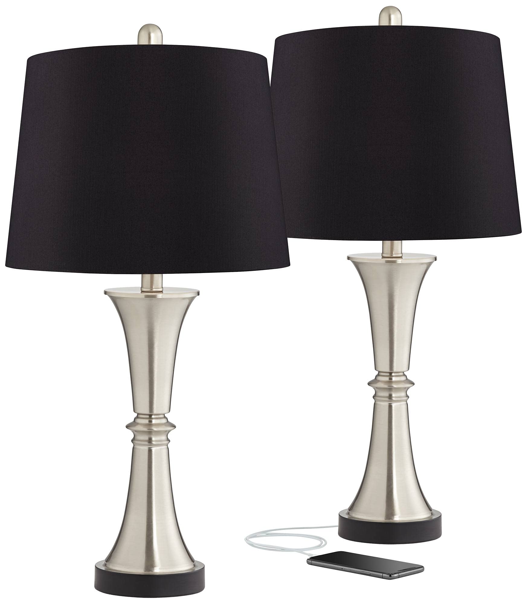 360 Lighting Seymore Modern Table Lamps Set of 2 - 26