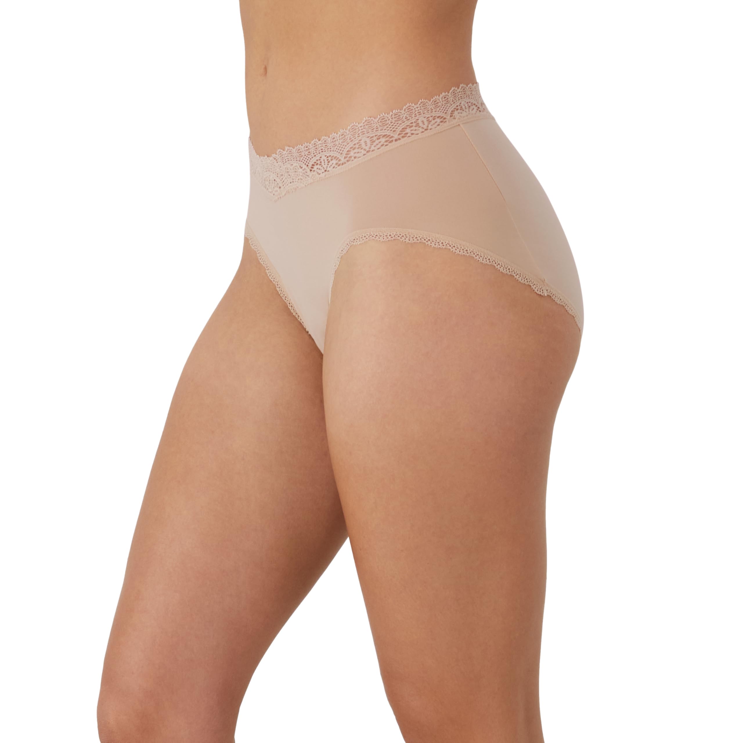 Maidenform Women's Microfiber Underwear - Soft Mid-Rise Bikini Panties 3-Pack | Comfortable Everyday Wear for Work, Travel & Lounge