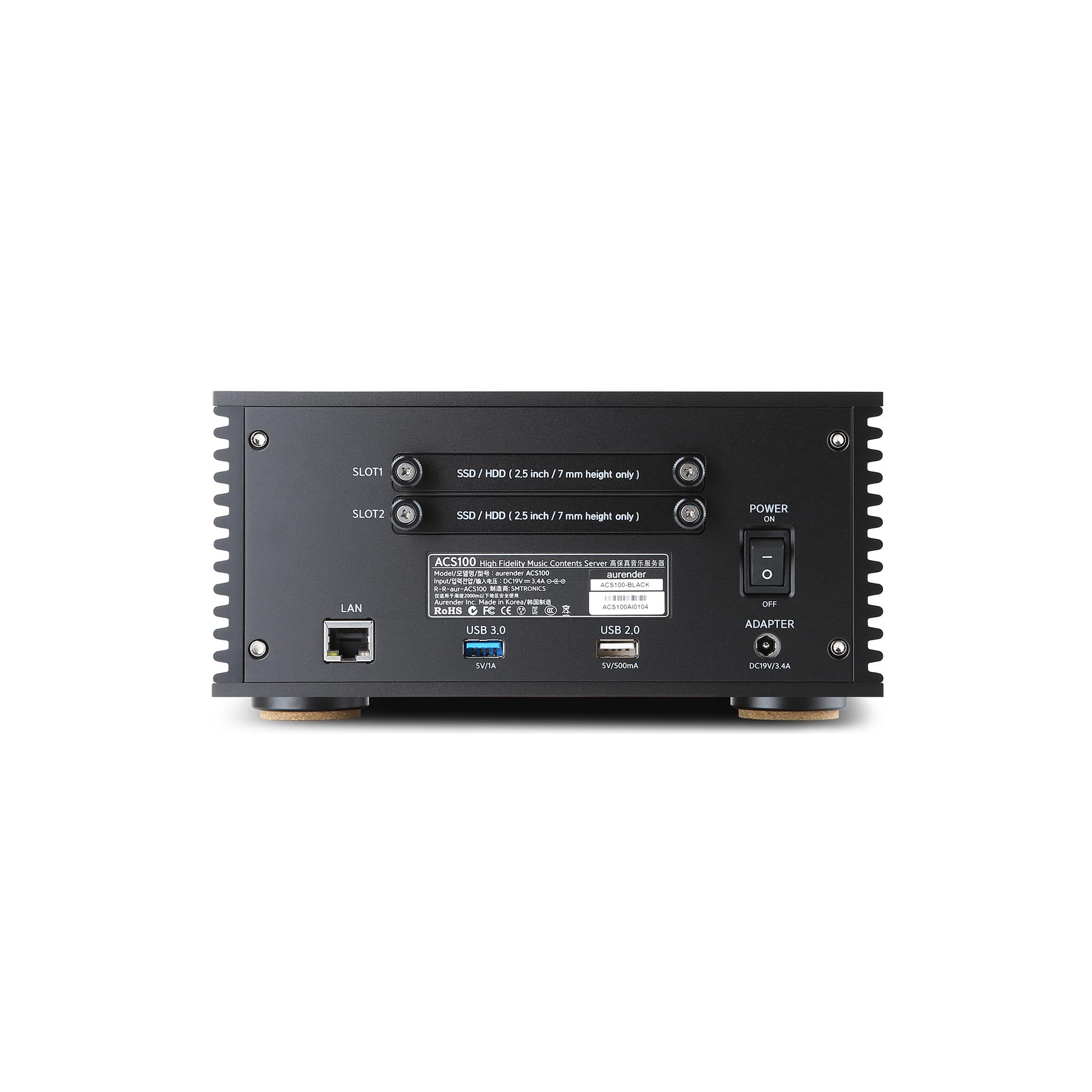 Aurender ACS100 High-Resolution Music Server & Streamer with CD Ripping - Perfect for Audiophiles & Home Theater Systems