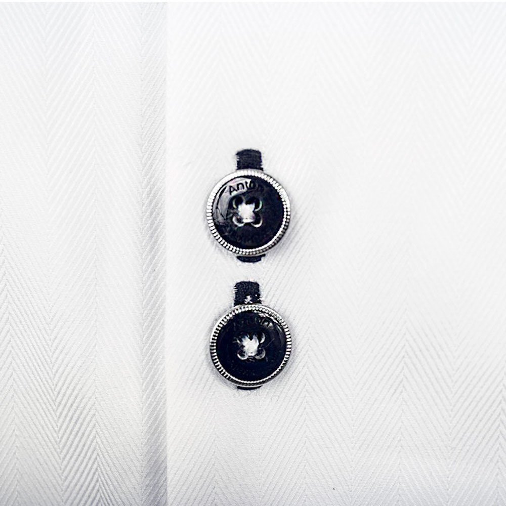 Premium White & Black Contrast Designer Dress Shirts for Men | 100% Made in USA | Perfect for Business Meetings, Weddings & Formal Occasions