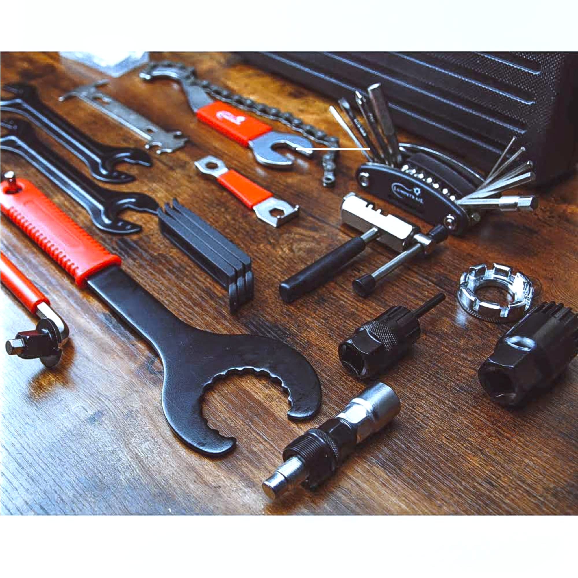 Lumintrail 38-Piece Bike Tool Kit - Professional Bicycle Repair Tools for Mountain & Road Bikes - Compact Storage Case Included - Perfect for Home Garage, Cycling Trips & Trailside Repairs