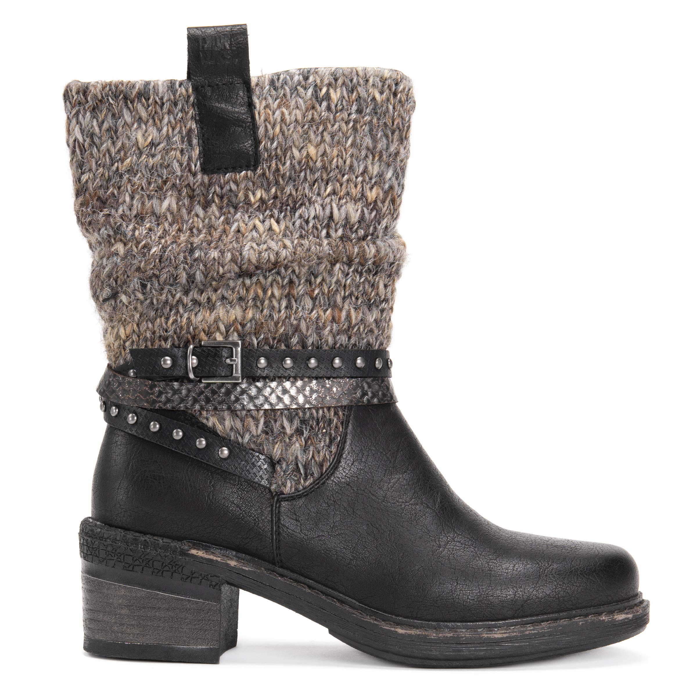 Muk Luks Women's Kim Boots - Black, Size 6 M US - Cozy Winter Boots for Women, Perfect for Snow Days & Casual Outings