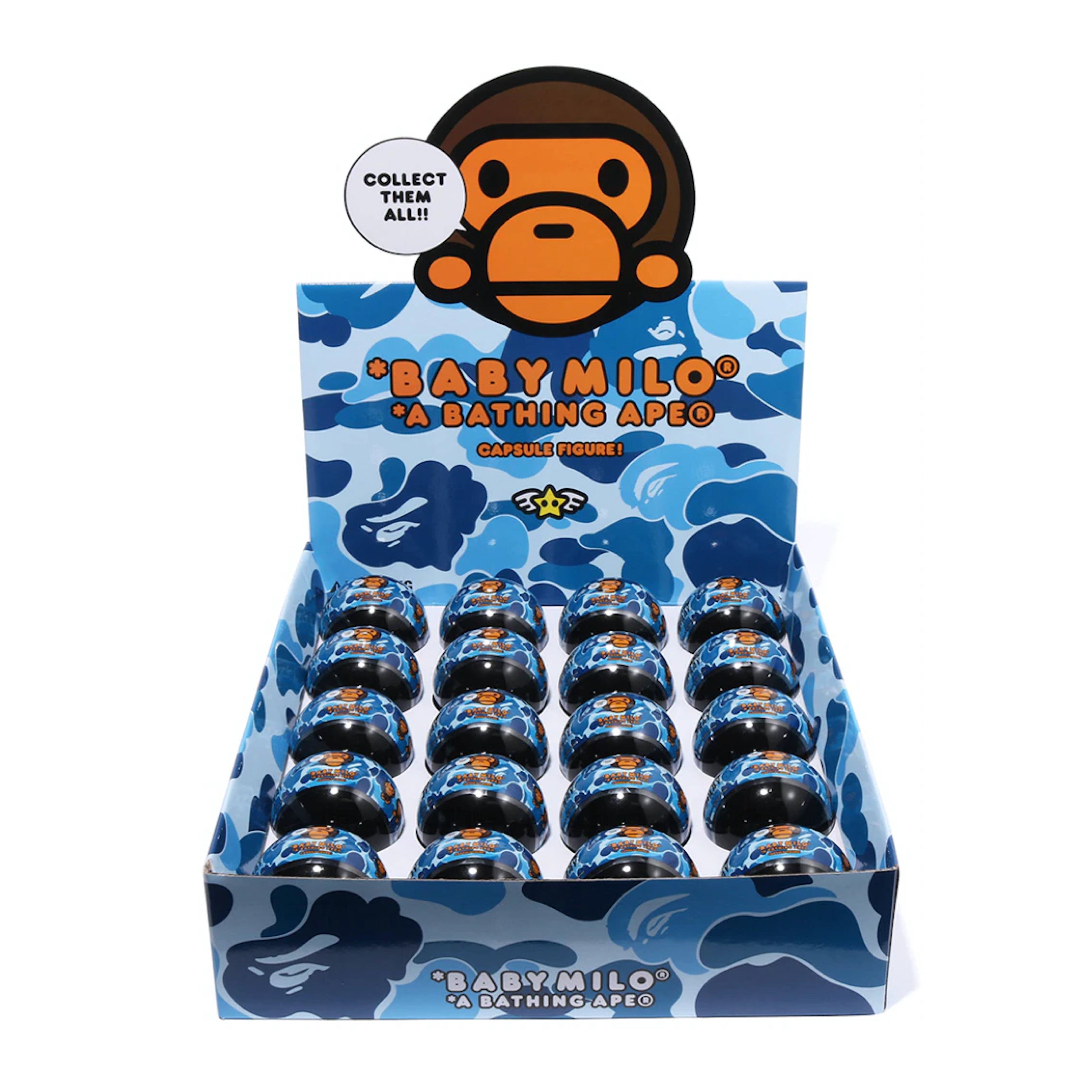 BAPE BABY MILO Capsule Figure - Limited Edition Collectible Toy for Anime & Streetwear Fans - Perfect for Display, Gifts, and Pop Culture Enthusiasts