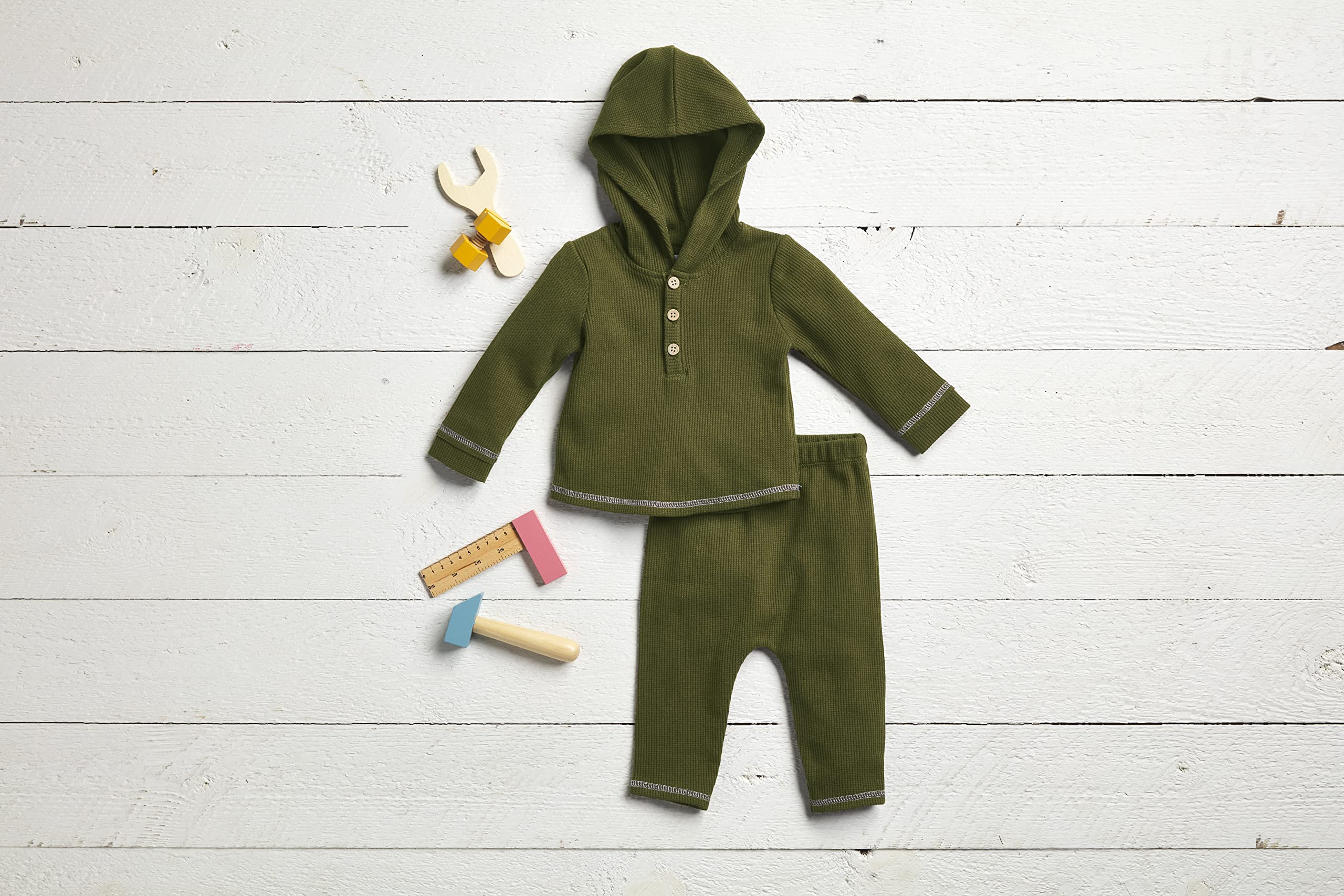 Mud Pie Baby Boy Hoodie and Pant Set - Soft Cotton Outfit for Newborns & Toddlers - Cozy Playtime & Casual Wear