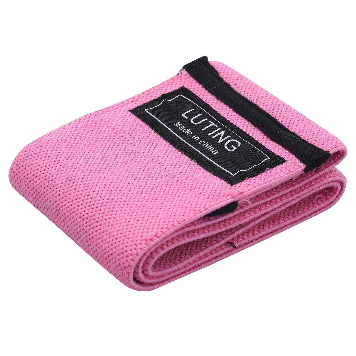 Fesjoy Yoga Strap & Resistance Bands Set - Cotton Workout Bands for Legs, Arms & Butt Training - Stretching & Physical Therapy Elastic Bands for Women - Perfect for Home Fitness, Gym & Yoga Exercises