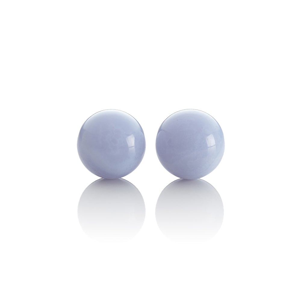 Blue Lace Agate Bead Earrings for Women - Natural Stone Dangle Earrings - Boho Chic Jewelry for Everyday Wear & Special Occasions