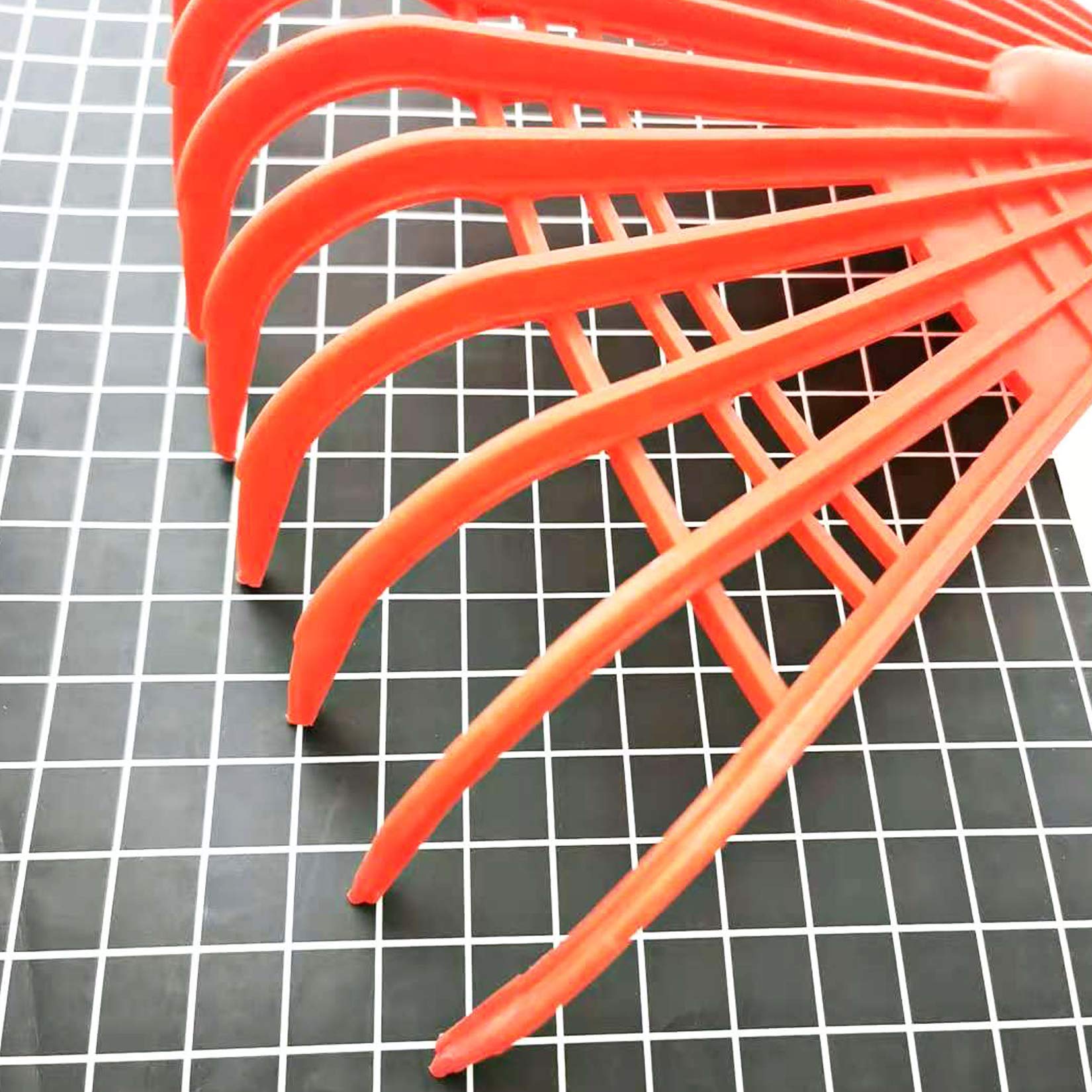 Markeny 2-Pack Heavy Duty Plastic Garden Leaf Rakes - 12 Tines Replacement Rakes for Quick Lawn, Yard & Leaf Cleanup - Durable Outdoor Yard Tools for Fall Leaves, Grass Clippings & Debris (Red) - Perfect for Backyard, Garden Maintenance & Landscaping