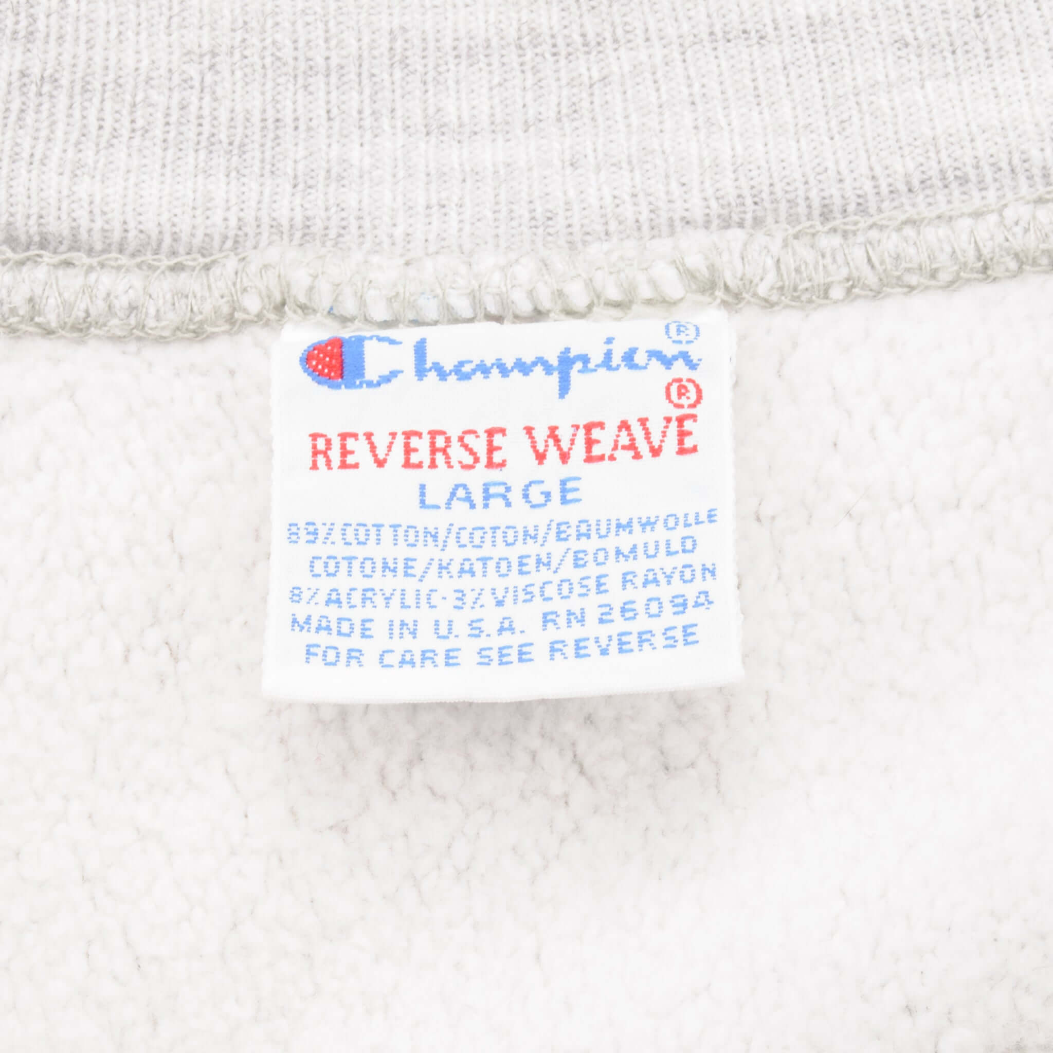 Vintage Champion Reverse Weave Lafayette Sweatshirt 1990s Large Made in USA - Retro Streetwear for Men & Women, Perfect for Casual Outfits and Gym Wear