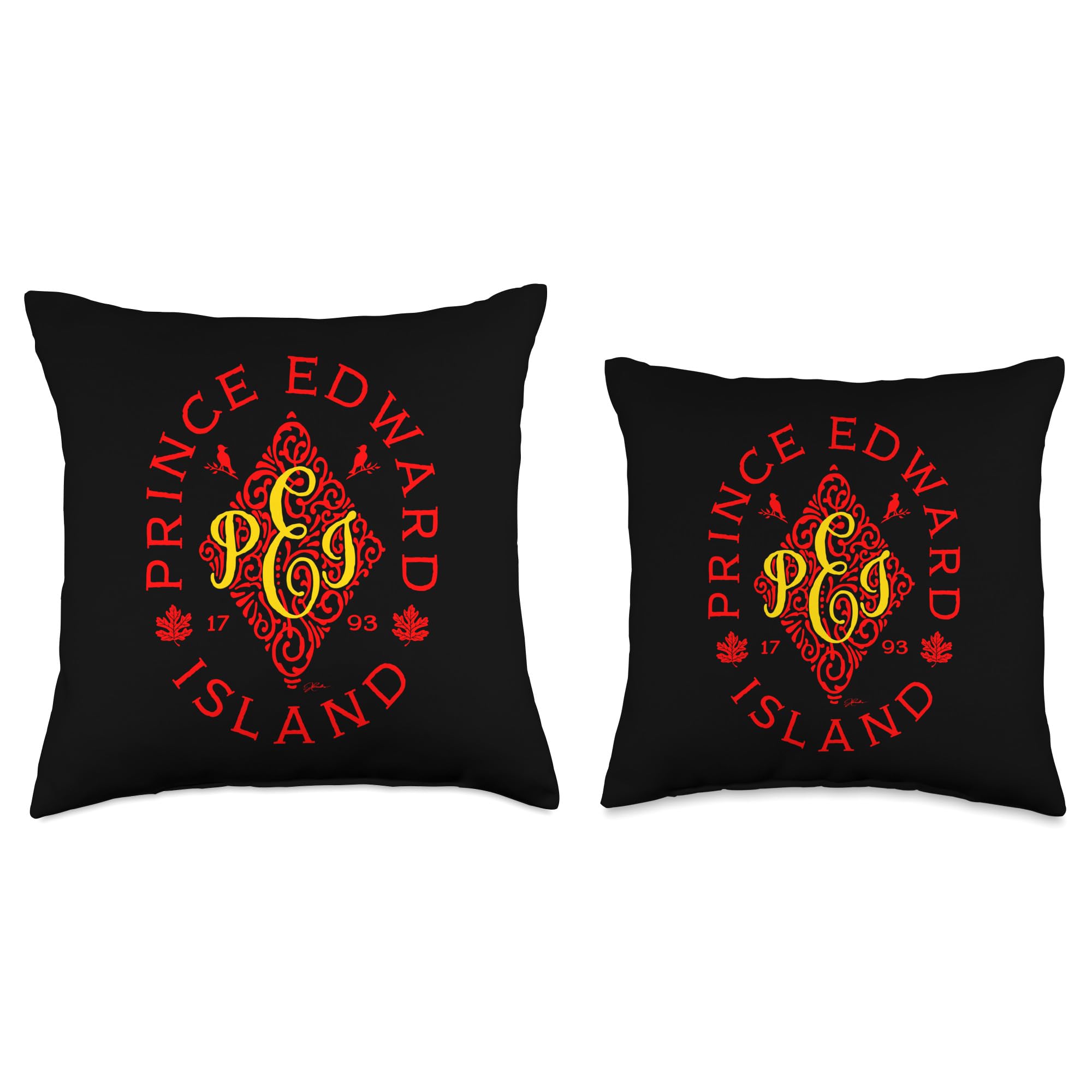 Prince Edward Island Canada Throw Pillow - PEI Inspired Decorative Cushion Cover for Sofa, Bed & Home Decor - Perfect Gift for Travel Lovers & Coastal Style Interiors