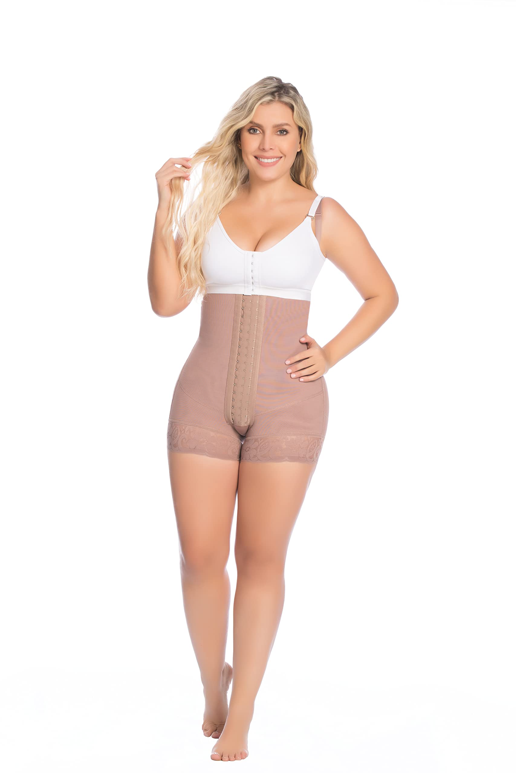 DELIÉ by Fajas DPrada Colombian Shapewear - Post Surgery Compression Garment Shorts for Waist Training & Body Shaping | Perfect for Recovery, Tummy Control & Everyday Wear