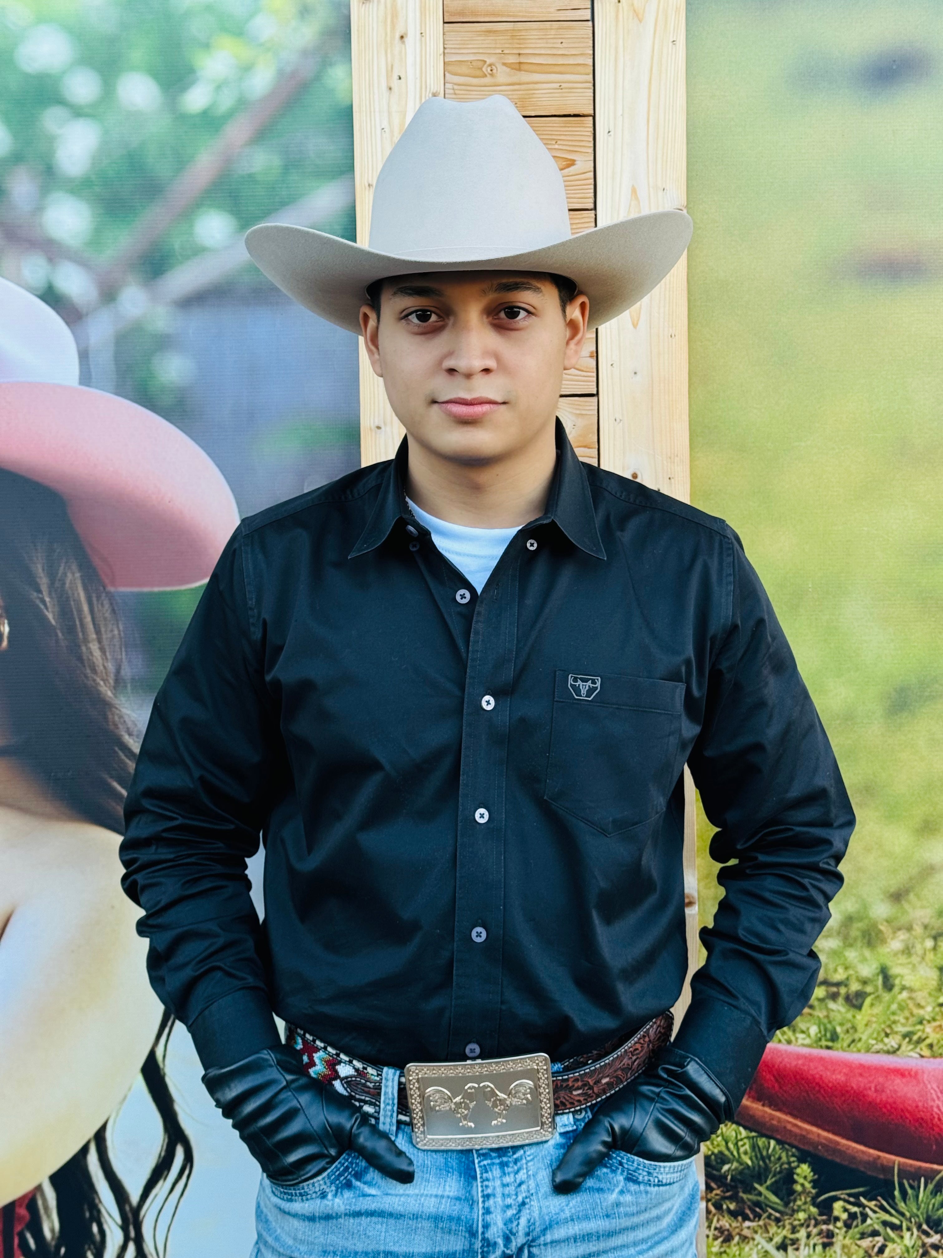 Rock'em 100x Johnson Felt Hat for Men - Classic Western Cowboy Hat for Outdoor Rodeo, Country Music Festivals & Ranch Work