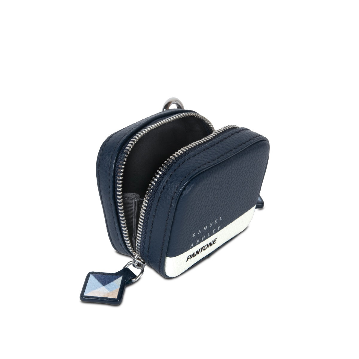 Premium Samuel Ashley x Pantone Leather Keychain Pouch - Stylish & Durable Key Holder for Men & Women - Perfect for Home, Office, Travel & Everyday Use