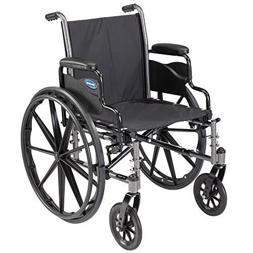 Invacare TRSX58FBP Tracer SX5 Adult Wheelchair - Lightweight Folding Transport Chair with 18
