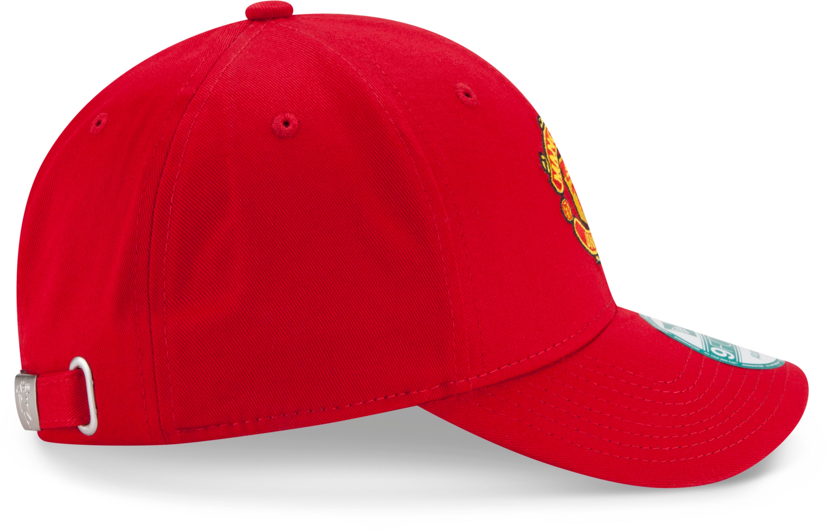Official Manchester United FC New Era 9Forty Adjustable Snapback Cap - Red Team Logo Baseball Hat for Men & Women - Perfect for Game Day, Sports Events & Fan Collections