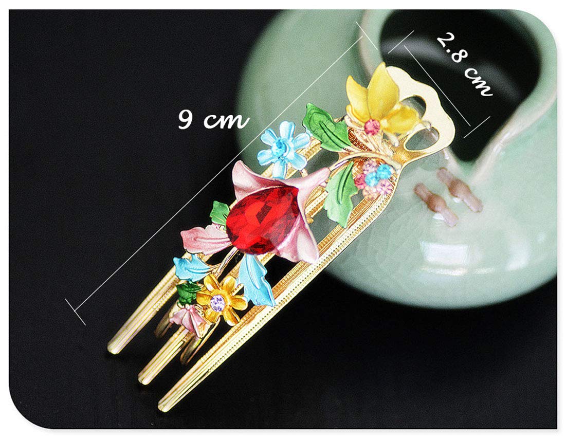 2-Pack Metal Alloy Butterfly Jaw Rhinestone Alligator Hair Clips - Non-Slip Hair Grips for Women & Girls - Perfect for Parties, Weddings & Everyday Styling