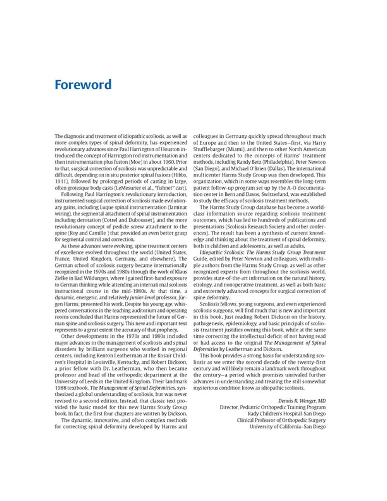 Idiopathic Scoliosis Treatment Guide - Harms Study Group Recommendations for Spinal Correction & Pain Relief | For Doctors, Physical Therapists & Patients