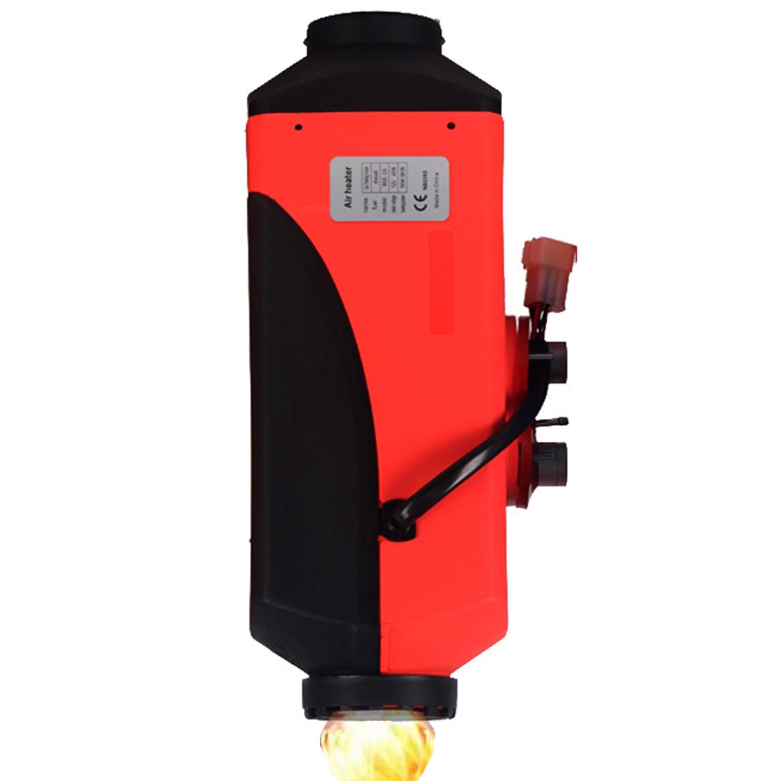 YUNSHAO 8KW Air Diesel Heater 12V/24V with LCD Monitor, 10L Tank & Remote Control - Portable Parking Heater for Trucks, Boats, Car Trailers, Buses | Fast Heating for Winter Camping, RV Travel & Vehicle Warm-Up (Red, 24V)