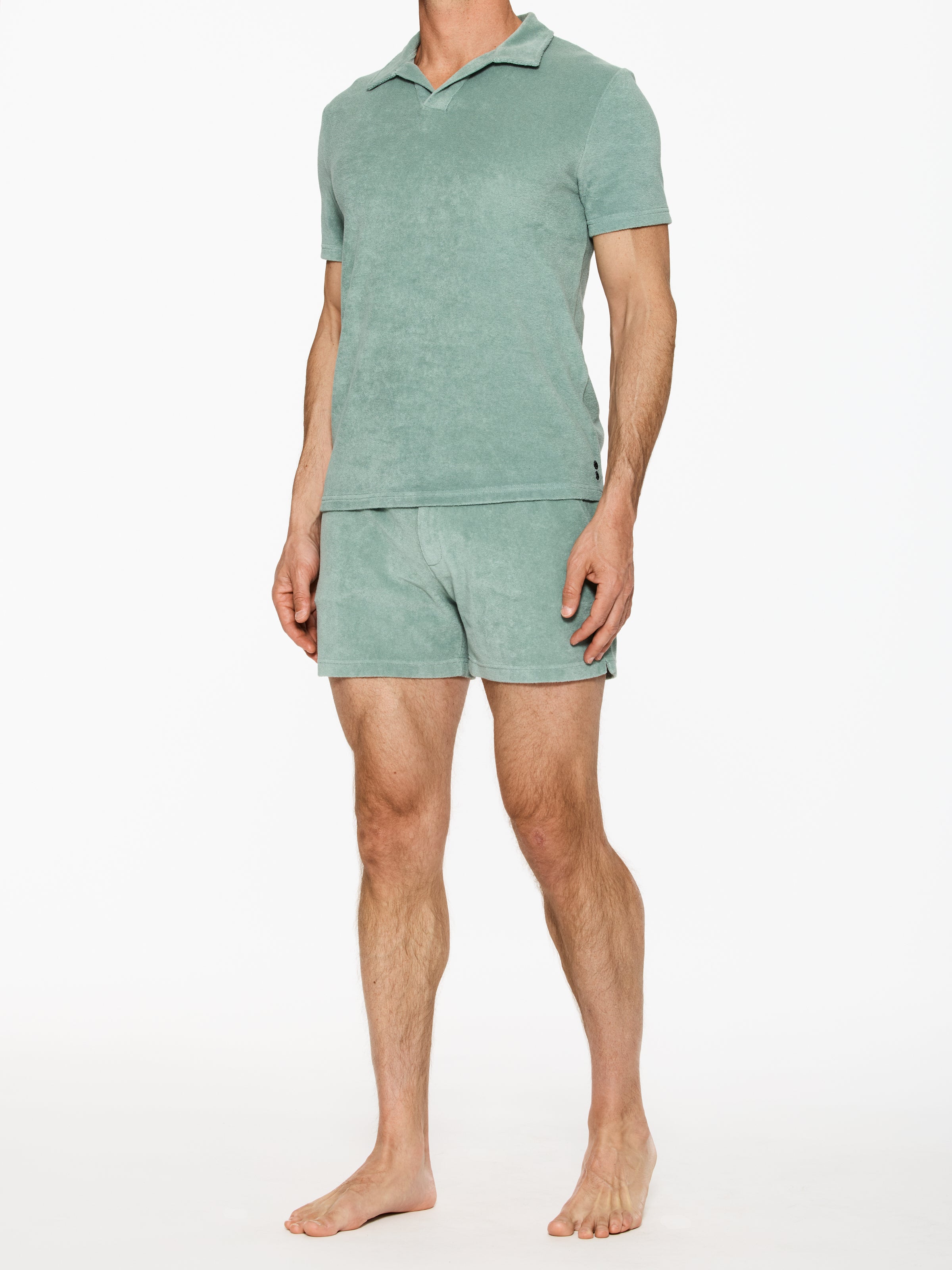 Ron Dorff Men's Cotton Terry Tennis Shorts - Breathable & Comfortable for Sports, Gym & Casual Wear