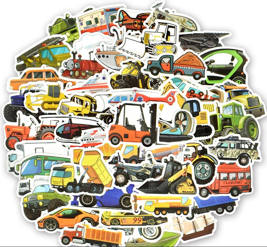 50 Pcs Waterproof Vinyl Stickers for Kids & Adults - Vehicle, Laptop, Skateboard, Hydro Flask, Scrapbook Decals - Cute Aesthetic VSCO Stickers for Teens, Cars & Computers | Perfect for School, DIY Crafts & Personalizing Accessories