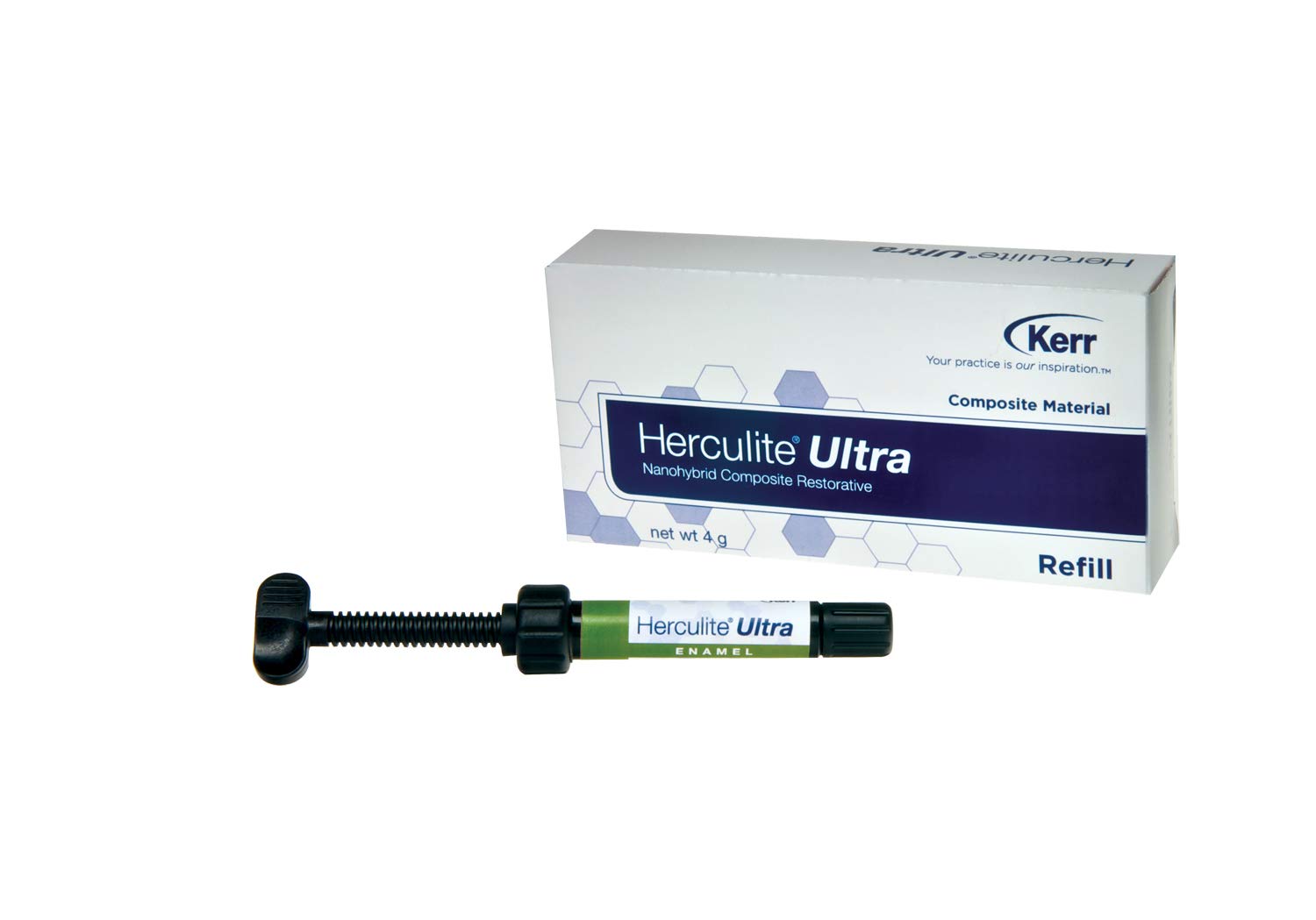 KRR Herculite Ultra Syringe Refill 4Gm A2 Dentin - Dental Composite Resin for Tooth Restoration & Filling - Perfect for Dentists & Dental Clinics