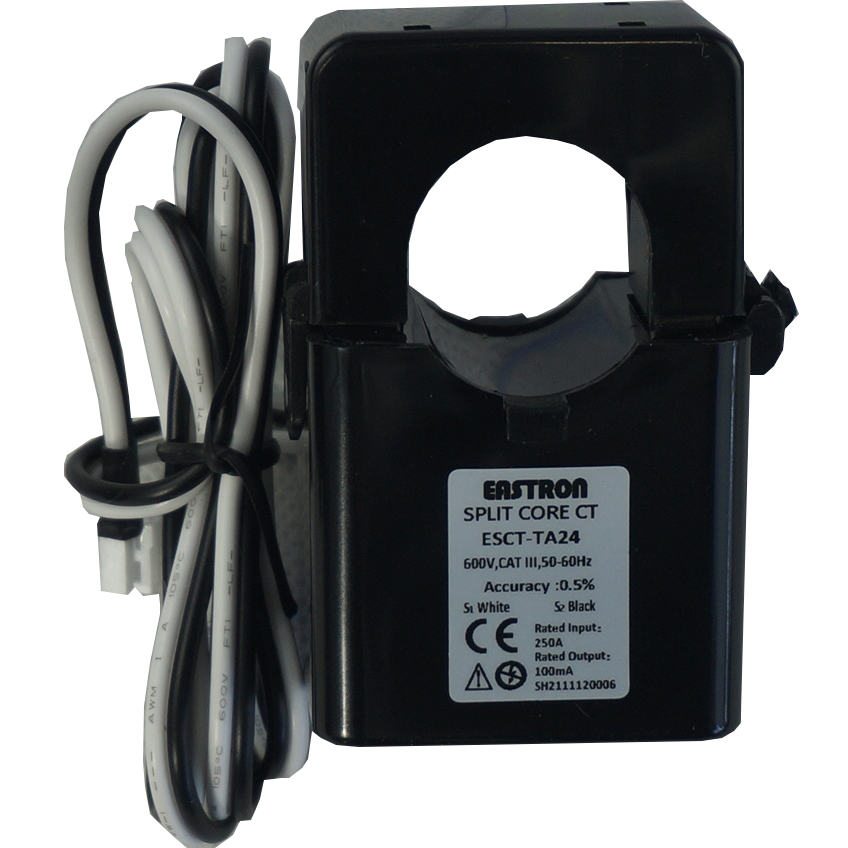 ESCT TA24 150A/100mA + HY 2.0 Split Core Current Transformer - High Accuracy Class 1 CT Sensor for Energy Monitoring (Ideal for Solar Panels, EV Chargers & Home Power Meters)