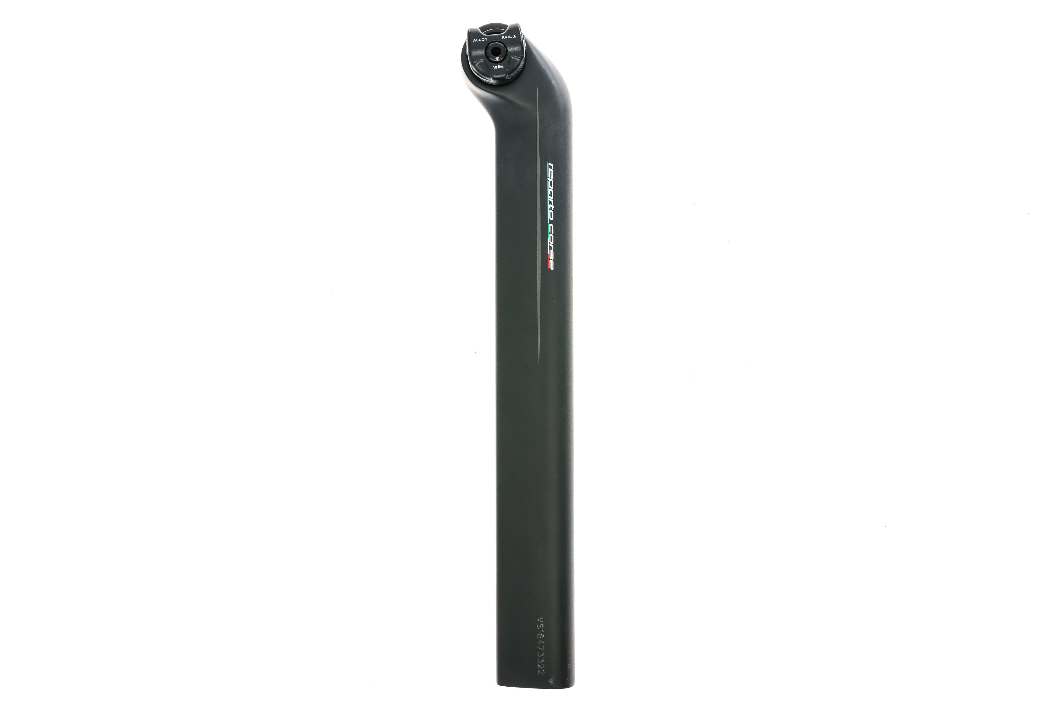 Bianchi Reparto Corse Aero Carbon Seatpost - 350mm Length, 20mm Setback, Matte Black Finish | Lightweight Road Bike Seatpost for Racing & Performance Cycling