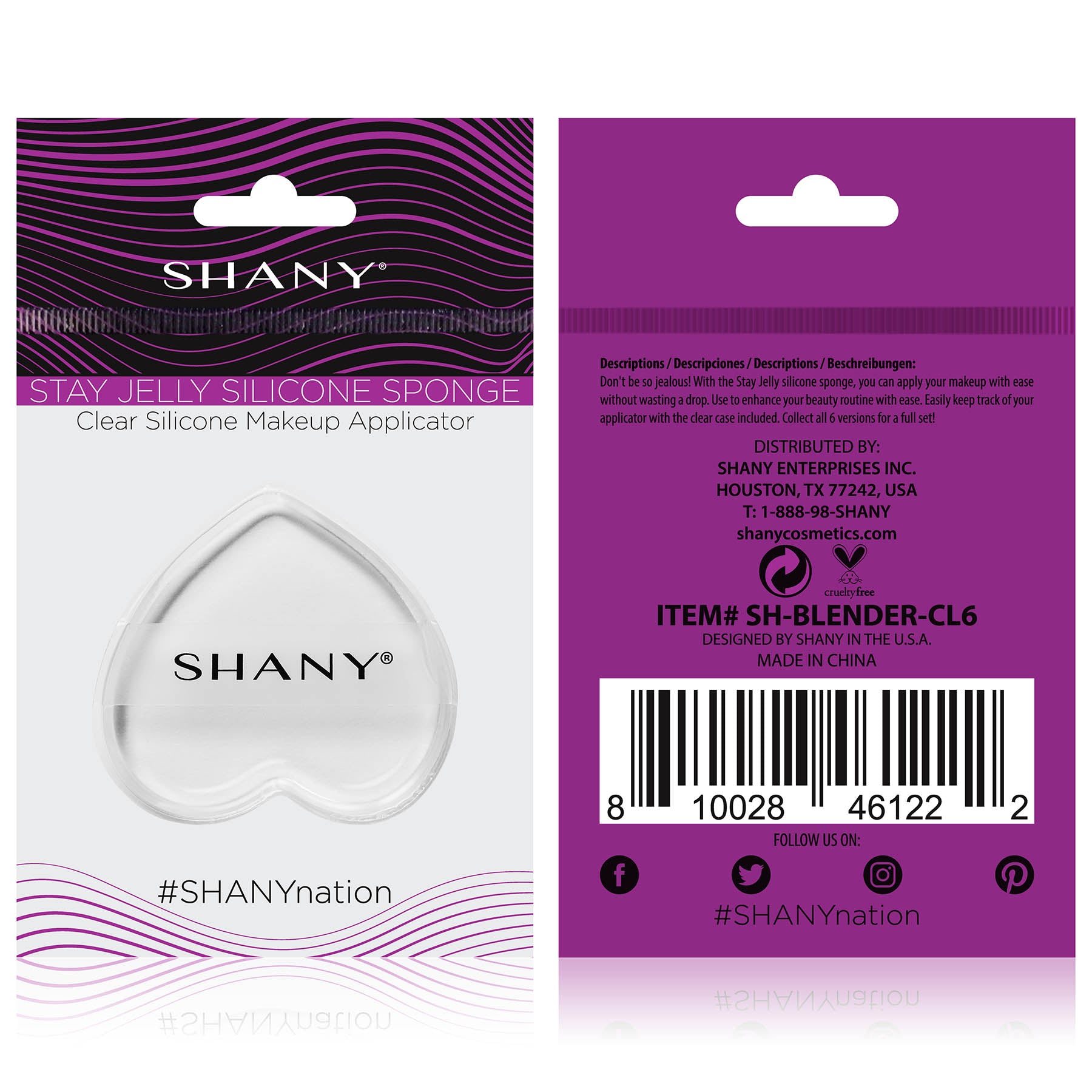 Stay Jelly Silicone Blender Sponge Set - Soft Makeup Sponge for Flawless Foundation Application - Perfect for Liquid, Cream & Powder Cosmetics - Home & Travel Beauty Essential