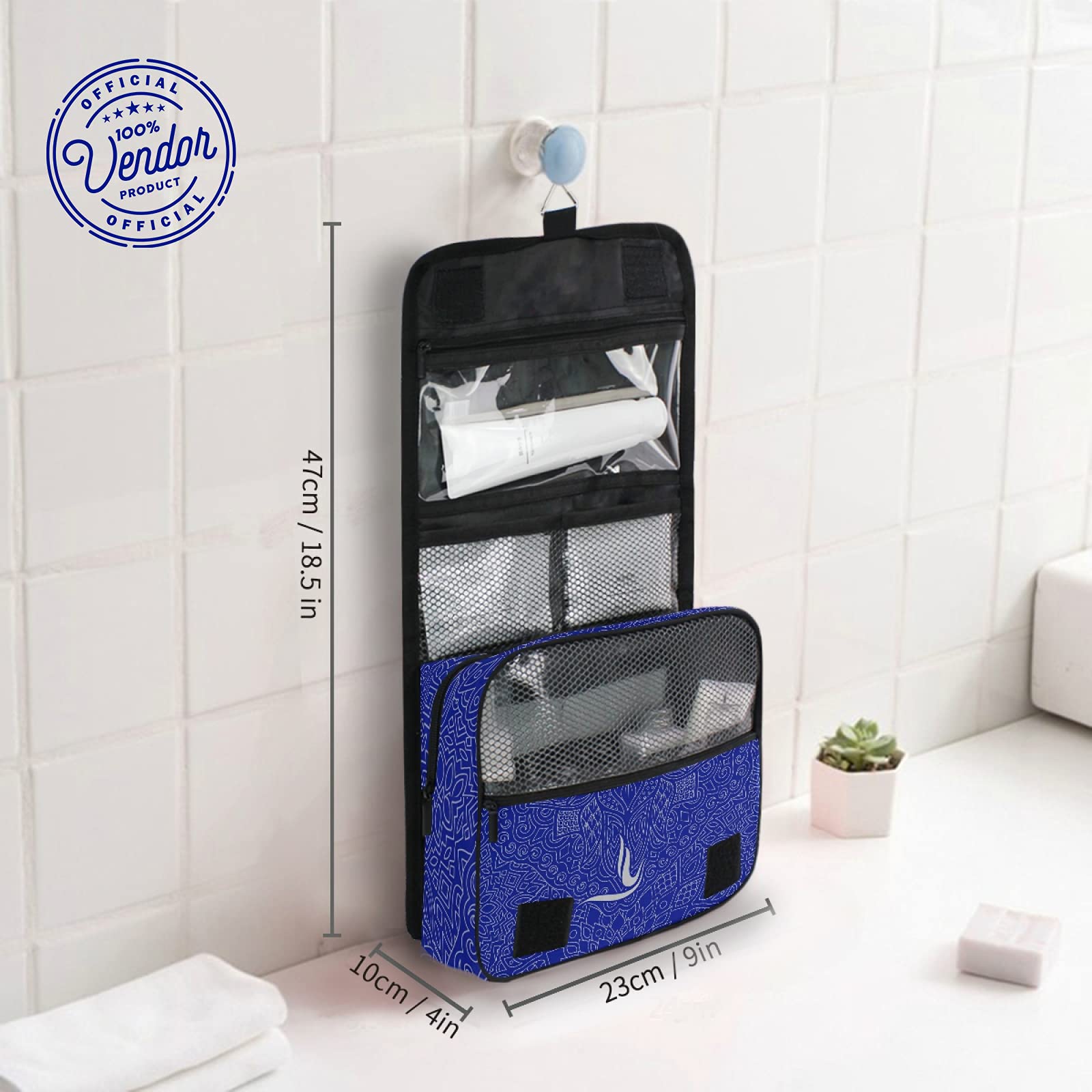 Zeta Phi Beta Sorority Toiletry Travel Bag Organizer - Official Vendor BBGreek - Perfect for College, Greek Events & Travel Accessories