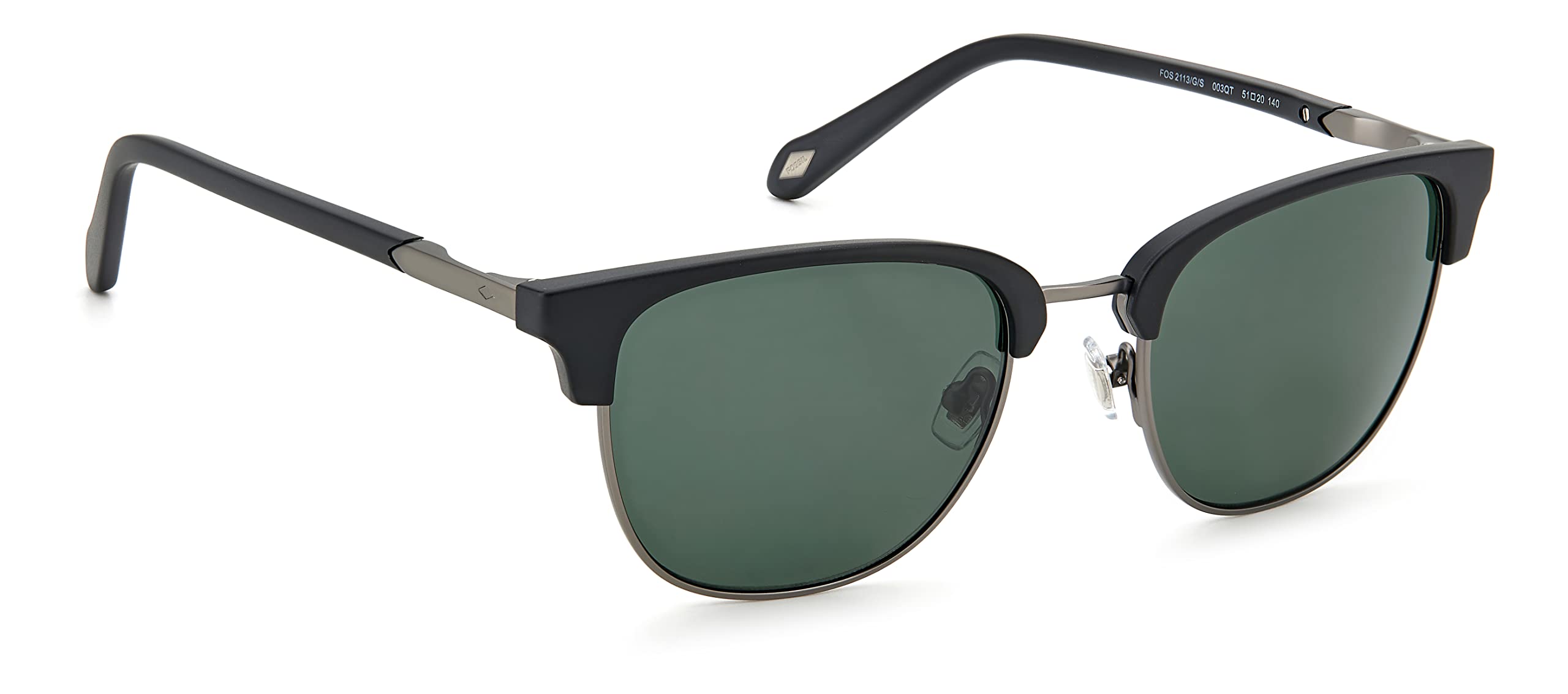 Fossil Men's Square Sunglasses 2113/G/S - Classic Retro Style for Outdoor, Driving & Everyday Wear