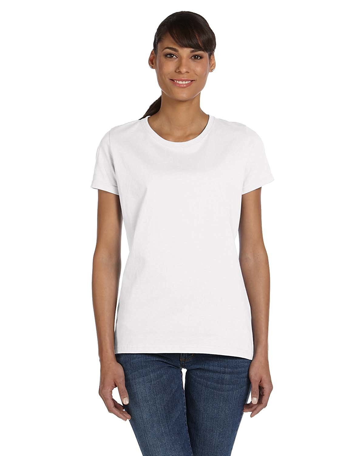 Fruit of the Loom Women's 5 oz Heavy Duty Cotton T-Shirt - White - 3XL - Soft & Durable for Casual Wear, Workouts & Everyday Comfort