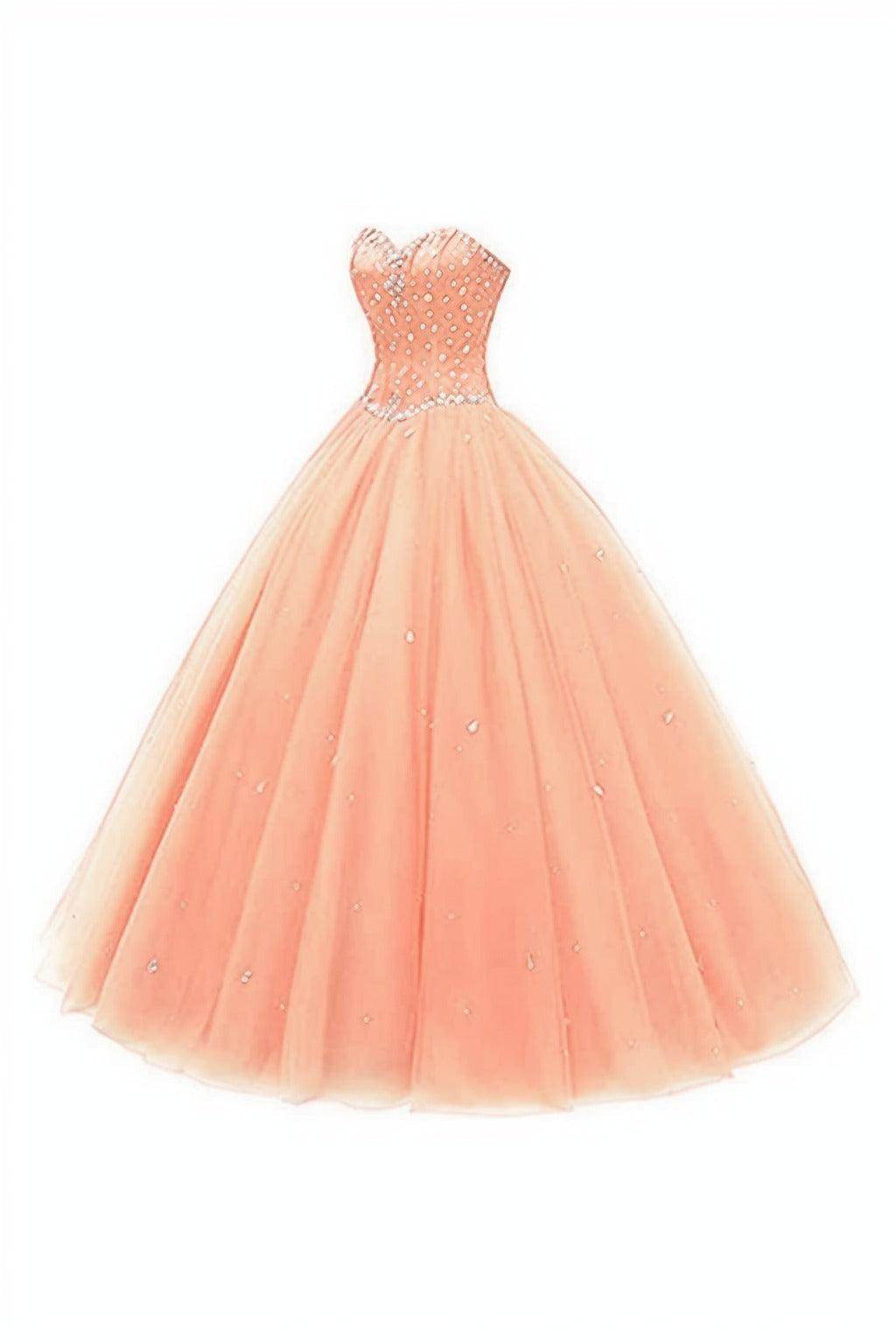 Elegant Princess Floor-Length Tulle Prom Dress CS0425 | Perfect for Homecoming, Ball & Formal Events