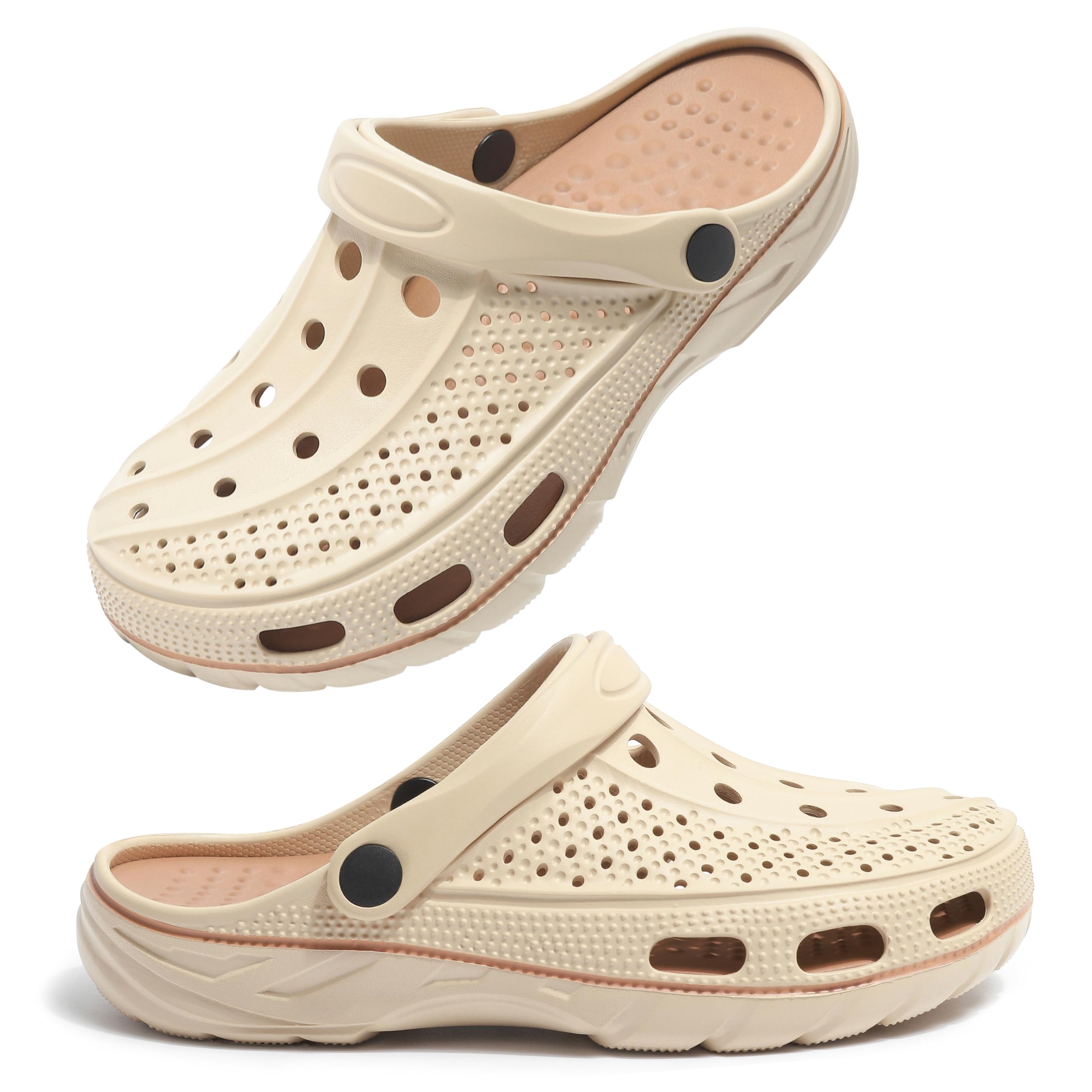 INMINPIN Orthopedic Clogs for Women & Men - Arch Support Garden Shoes, Sandals & Slippers with Plantar Fasciitis Relief Insoles - Perfect for Gardening, Home & Outdoor Comfort