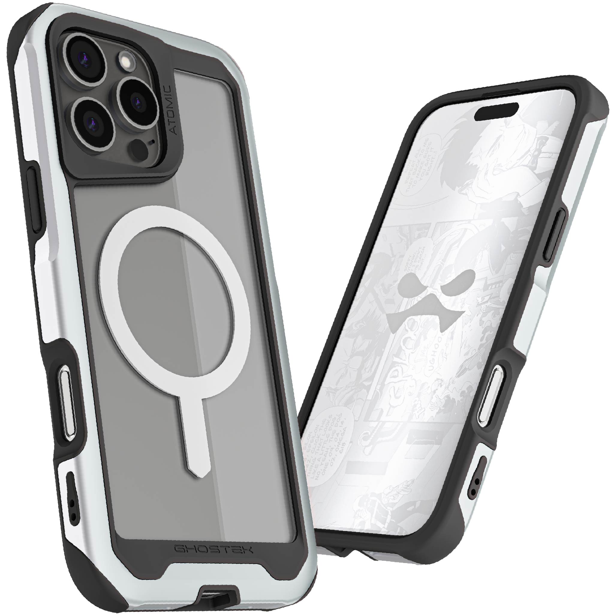 iPhone 16 Pro & iPhone 16 Pro Max Aluminum MagSafe Case - ATOMIC Slim Protective Cover with Strong Magnetic Grip | Perfect for Everyday Use, Travel & Wireless Charging