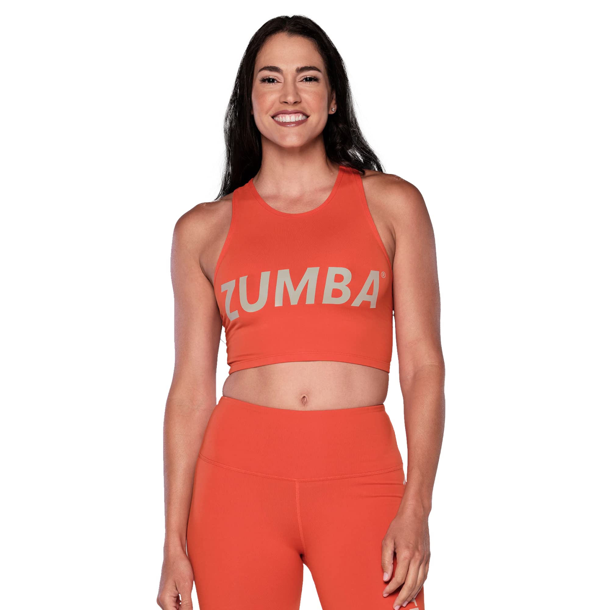 ZUMBA Cropped Tank Top for Women - Breathable Workout Shirt, Yoga & Fitness Apparel - Perfect for Dance, Gym & Summer Activities