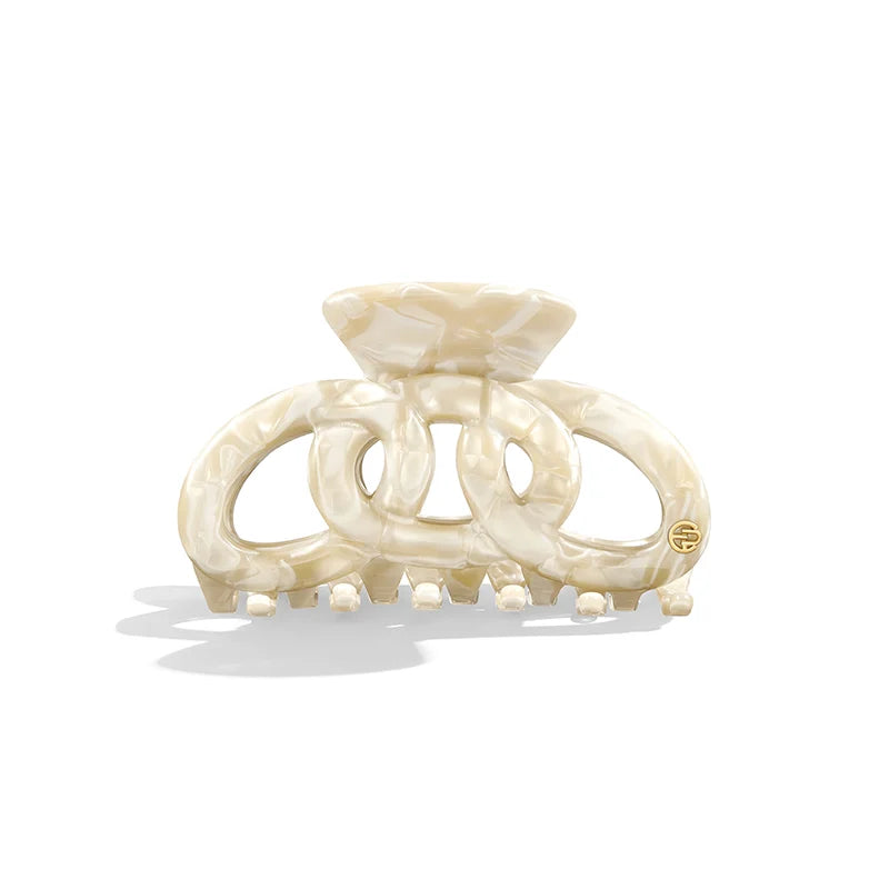 Large Hazel Hair Claw Clip - Strong Hold Hair Claw for Thick Hair - Perfect for Ponytails, Buns, and Updos (2 Pack)