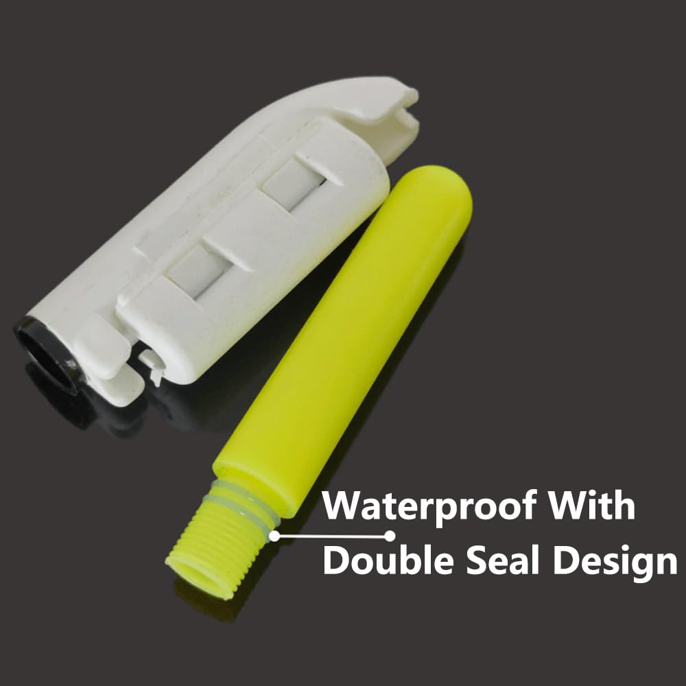 2PCS Fishing Alarm Bell & Glow Sticks with Buckle - Waterproof Luminous Rod Tip Lights for Night Fishing, Sea Fishing Accessories - Perfect for Nighttime Anglers & Fishing Enthusiasts (Ideal for Pier Fishing, Lake Fishing & Deep Sea Adventures)