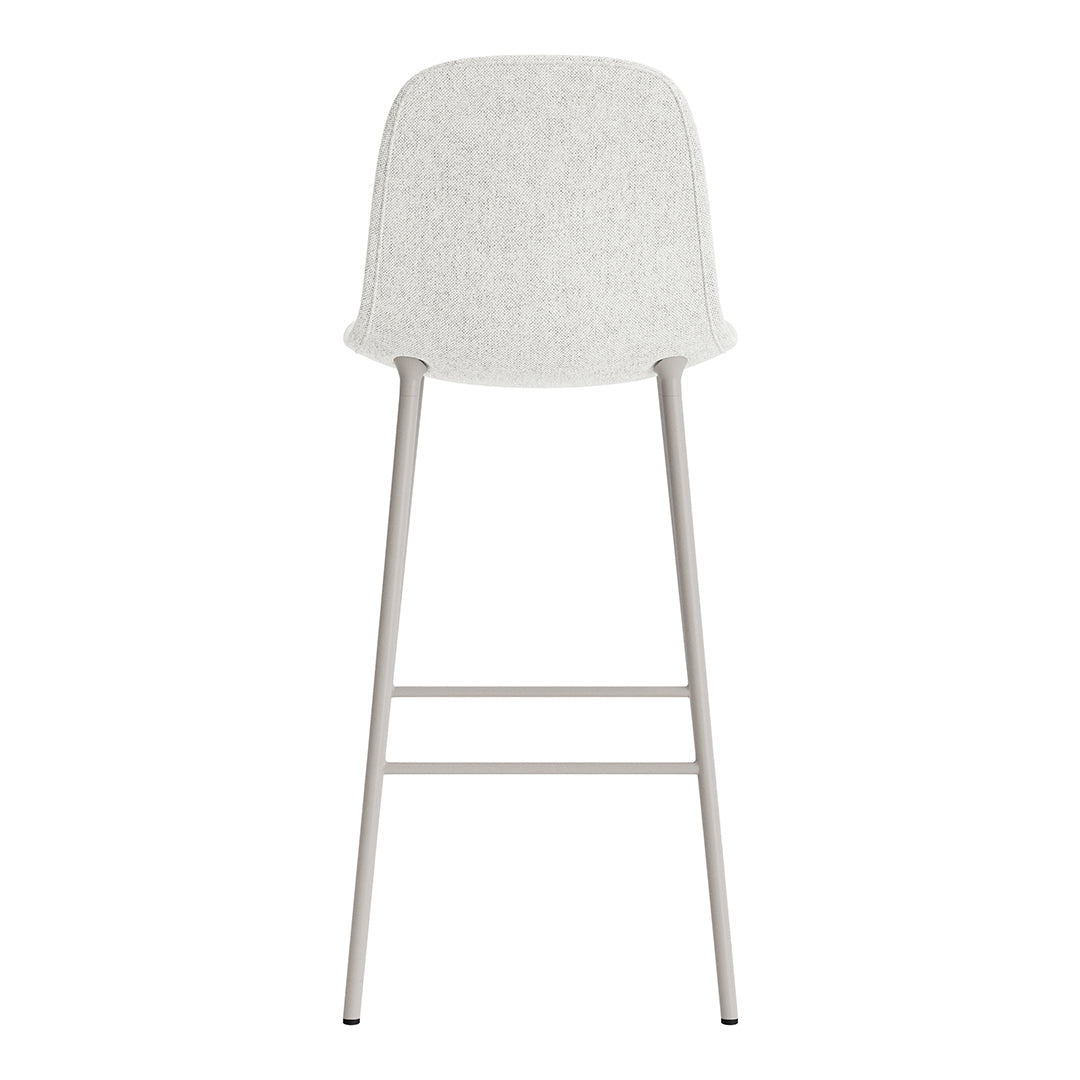 Modern Form Bar Chair - Fully Upholstered Counter Stool with Comfortable Seat - Perfect for Kitchen Islands, Breakfast Bars & Home Bars