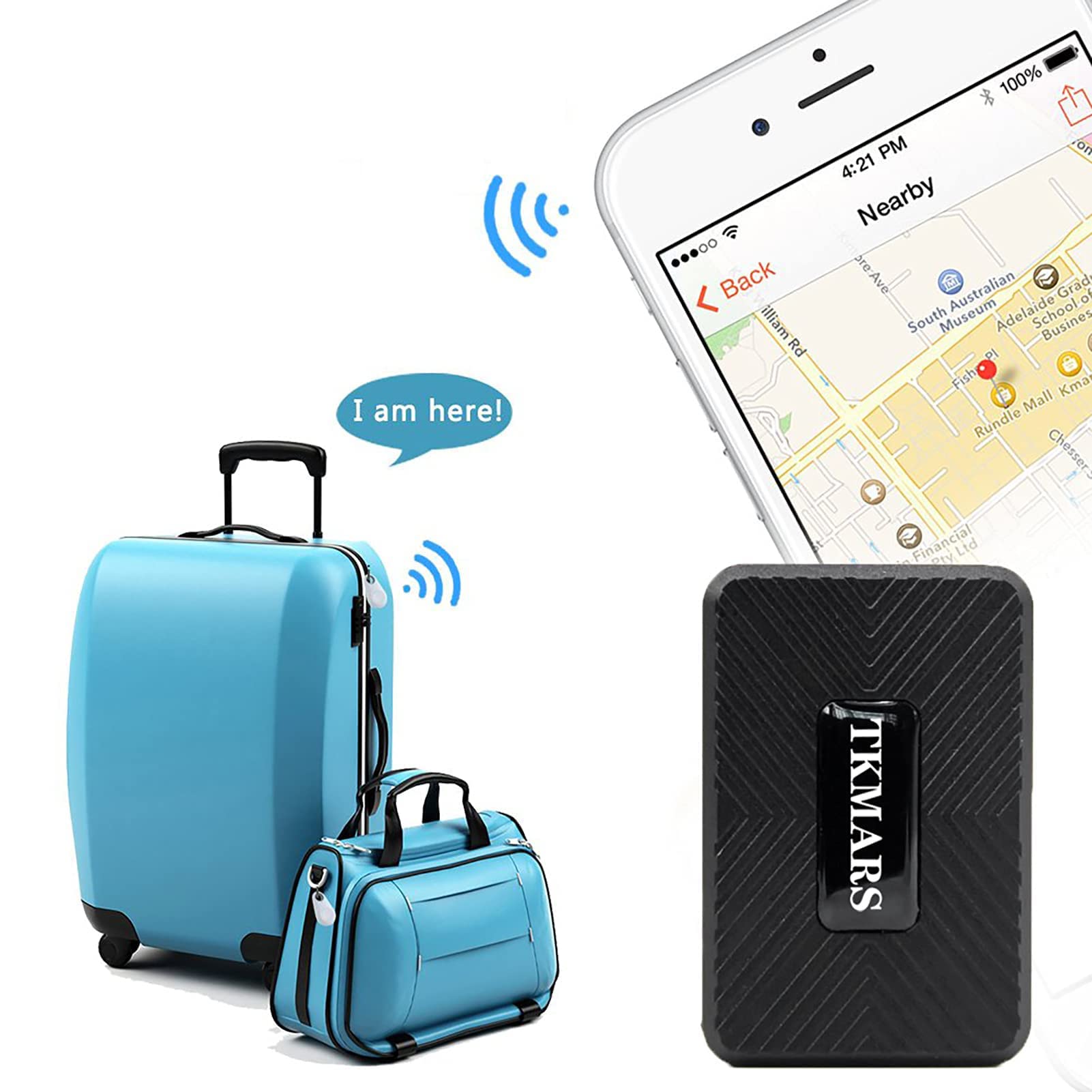 4G Mini GPS Tracker with Strong Magnet - Waterproof Real-Time Car Tracking Device for Vehicles, Luggage, Suitcases & Child Safety | Portable TK913 Locator for Cars, Bags & Personal Items