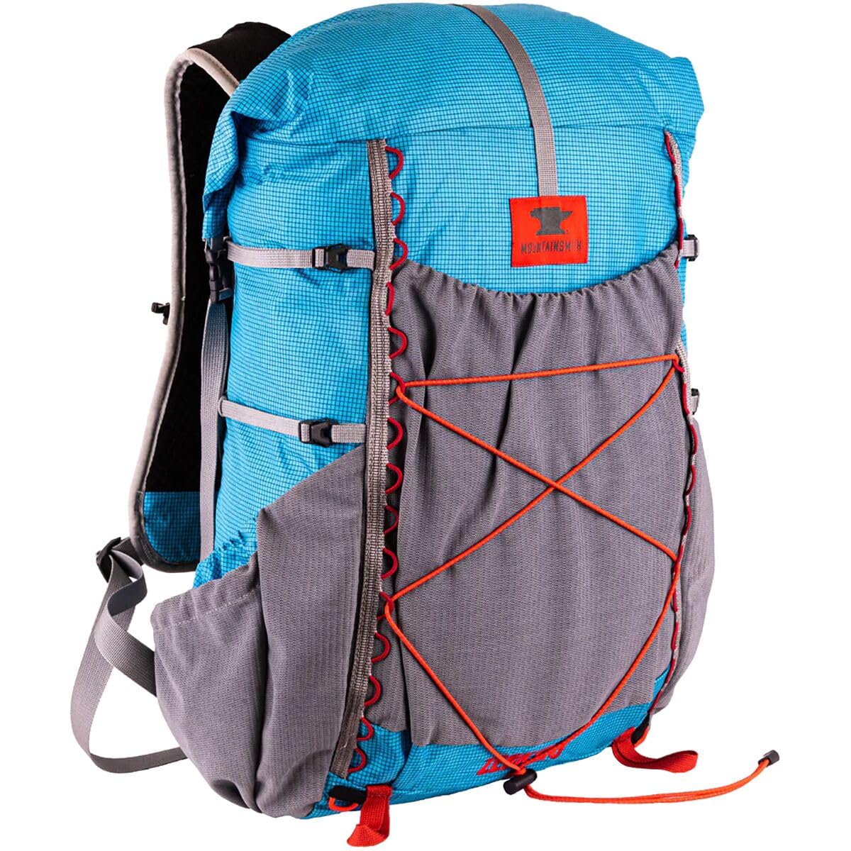 Mountainsmith Zerk 40L Ultralight Hiking Backpack - Lightweight Water-Resistant Daypack for Outdoor Adventures, Camping & Travel (Cyan Blue)