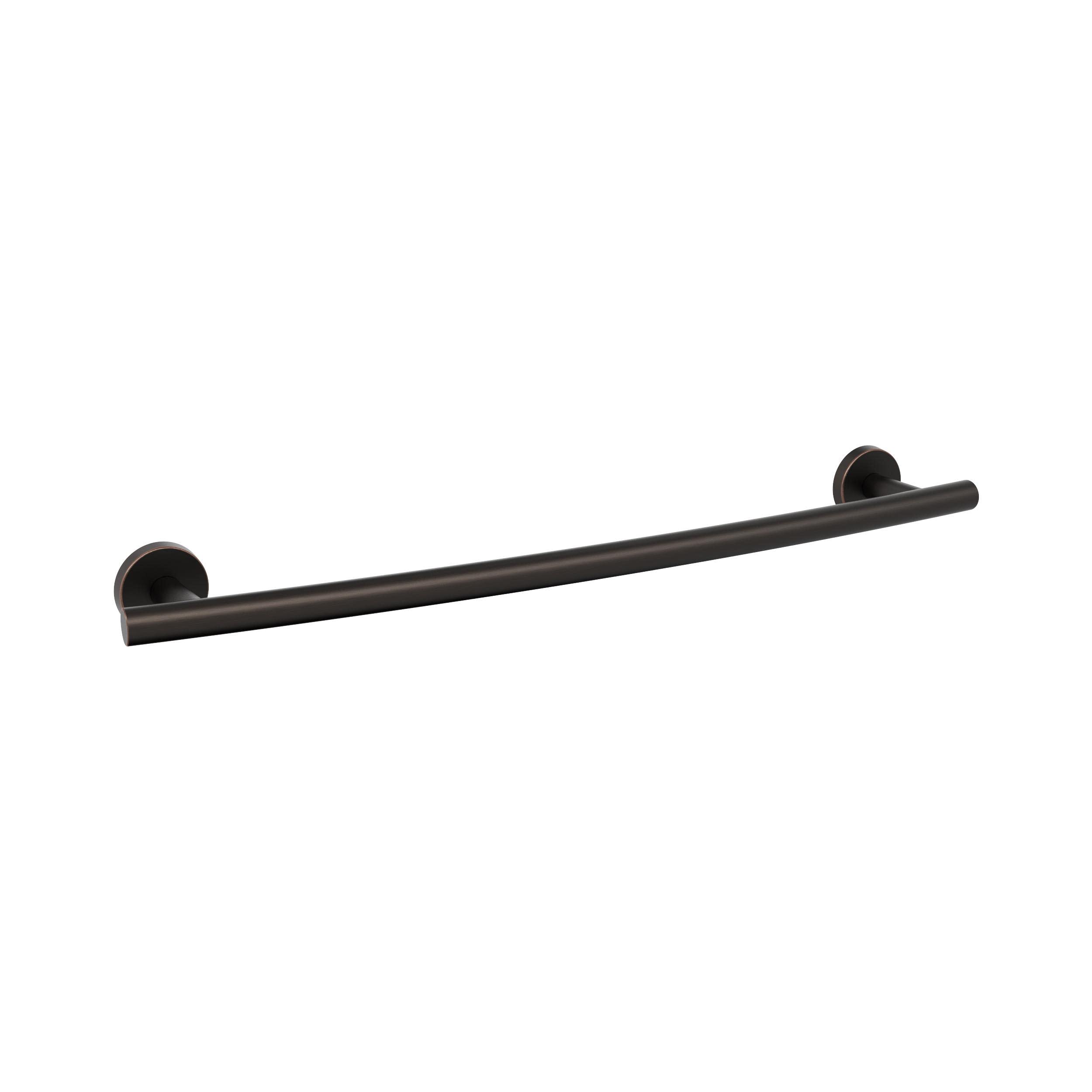 Amerock Oil Rubbed Bronze Arrondi 5-Piece Bathroom Accessories Set - Towel Bar, Toilet Paper Holder & More for Modern Bathroom Decor