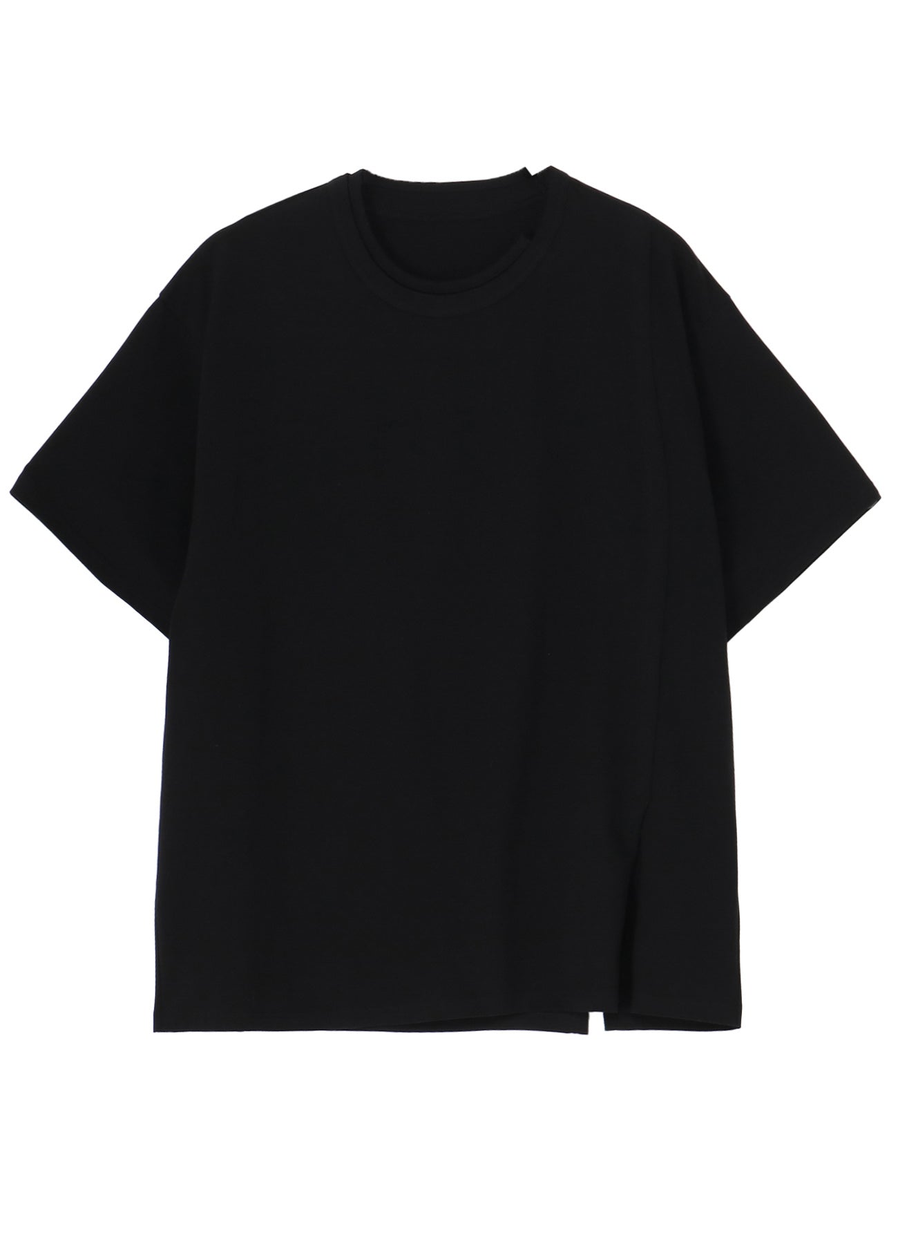 Soft Cotton Jersey T-Shirt - Mix Tiered Casual Tee for Women | Perfect for Everyday Wear, Layering & Outfit Styling