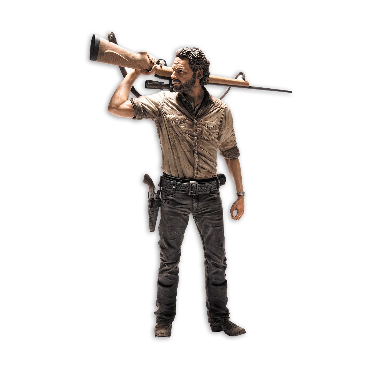 McFarlane Toys The Walking Dead TV Series 10-Inch Rick Grimes Deluxe Action Figure - Collectible Gift for Fans, Halloween Decor, and Display