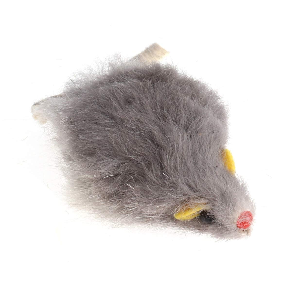 Balacoo 5-Piece Cat Toy Set - Realistic Breathing Mouse, Chew Toy, Ceramic Hamster Hide & Scratcher for Kittens & Small Pets - Perfect for Playtime, Teething & Stress Relief