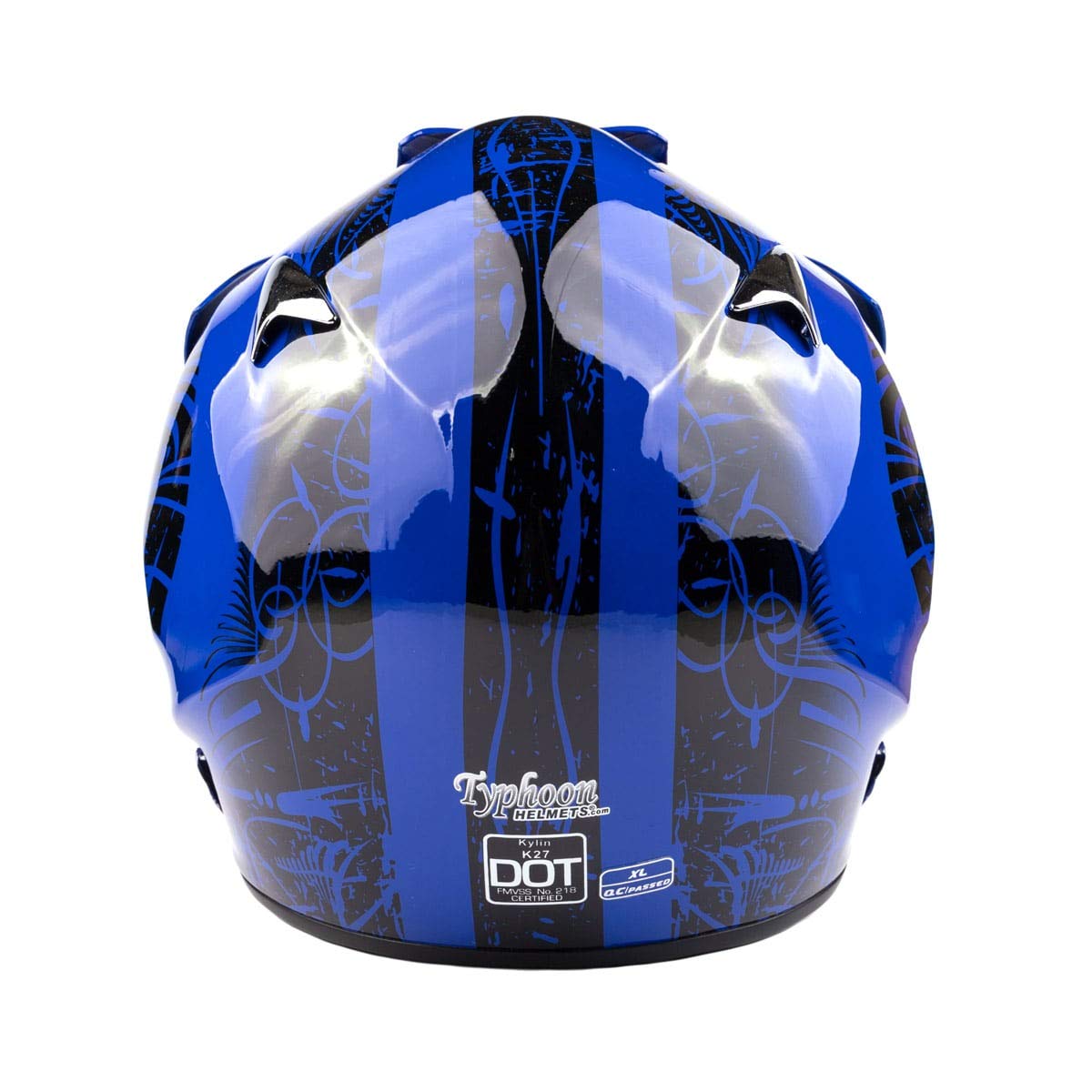 Typhoon Adult Dirt Bike Helmet - DOT Certified ATV/UTV/Motocross Off-Road Motorcycle Helmet for Men & Women - Perfect for Trail Riding, MX Racing & Off-Road Adventures