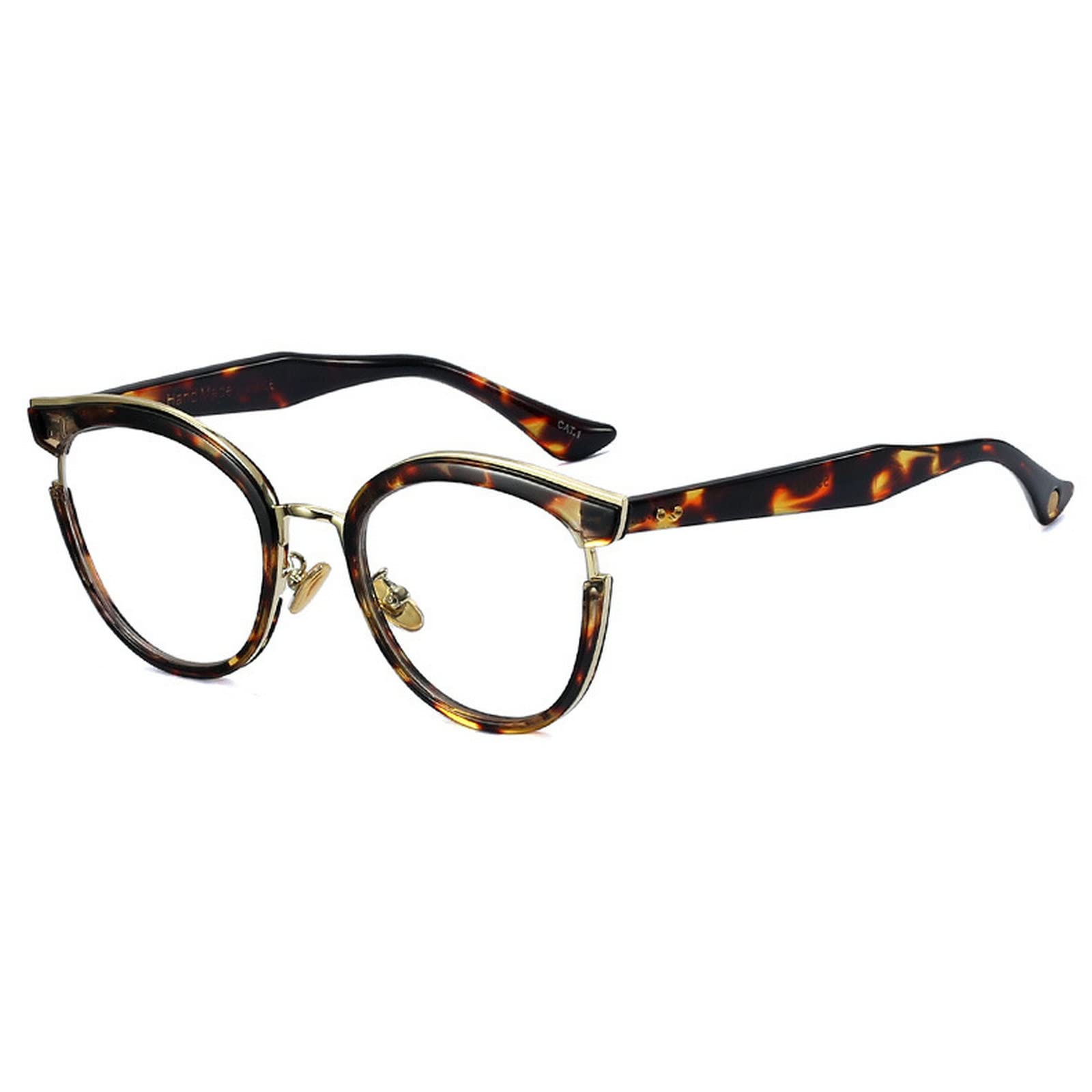 Willochra Cat Eye Bifocal Blue Light Blocking Glasses - 2 Pack Round Magnifying Computer Reading Glasses for Women - Perfect for Office Work, Screen Time & Reading