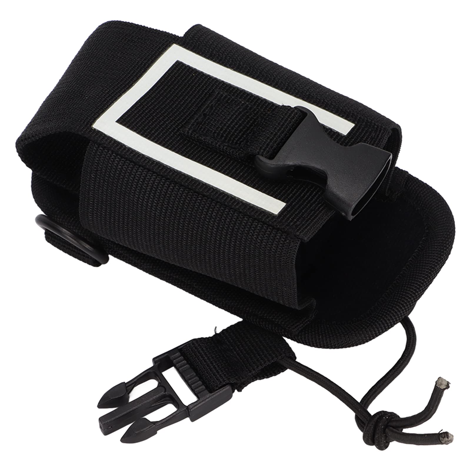 Black Nylon Radio Case with Clip - Adjustable Multi-Function Radio Holder Bag for Firefighters, Security Guards & Emergency Responders - Perfect for Walkie-Talkie, Two-Way Radios & Communication Devices on Duty