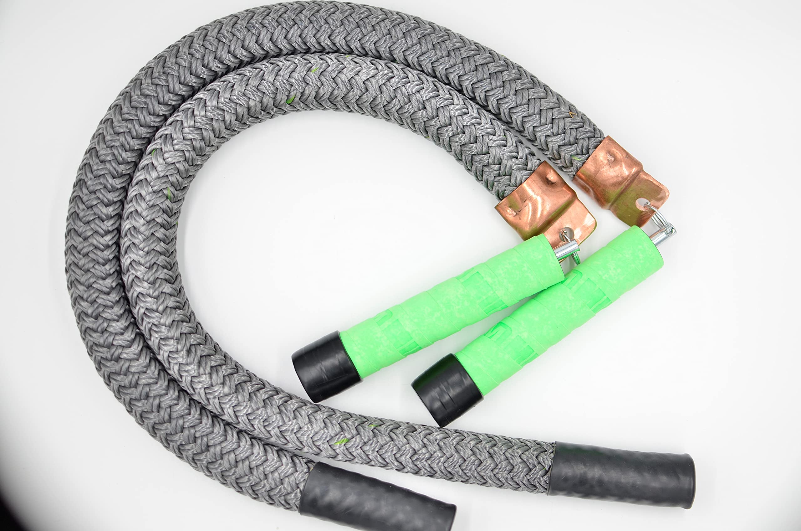 Mute Split Ropes® Heavy Duty Buffalo Leather Jump Rope - Adjustable Length for CrossFit, Boxing & Home Workouts | Ideal for Indoor/Outdoor Fitness Training