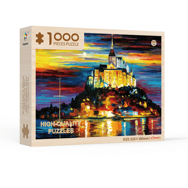 1000 Piece Adult Jigsaw Puzzle - Challenging & Relaxing Brain Teaser for Stress Relief, Home Decor & Family Game Night