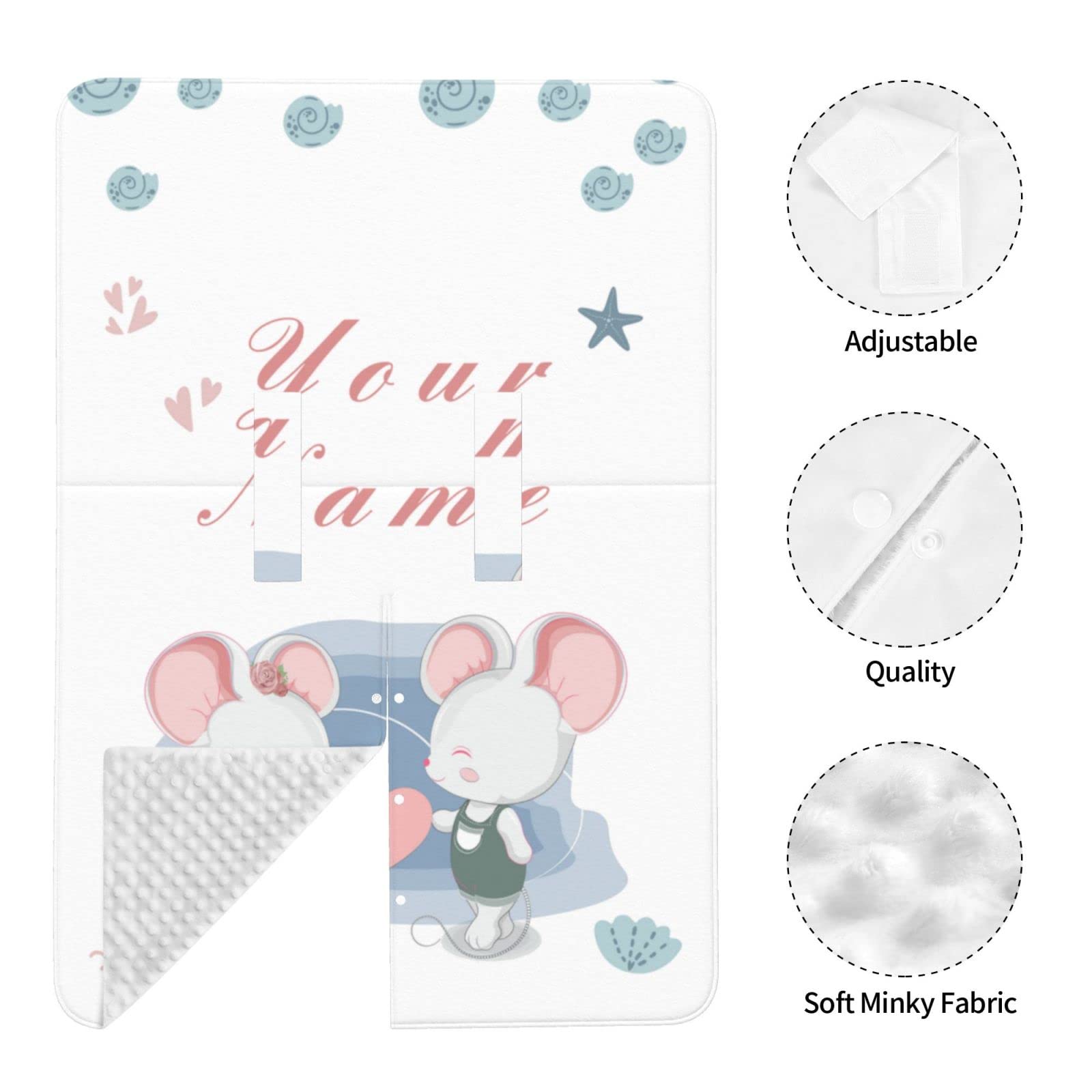 Personalized Baby Car Seat Covers with Name - Custom Infant Car Seat Canopy for Boys & Girls - Nursing & Breastfeeding Cover - Perfect for Travel, Shopping & Daily Outings