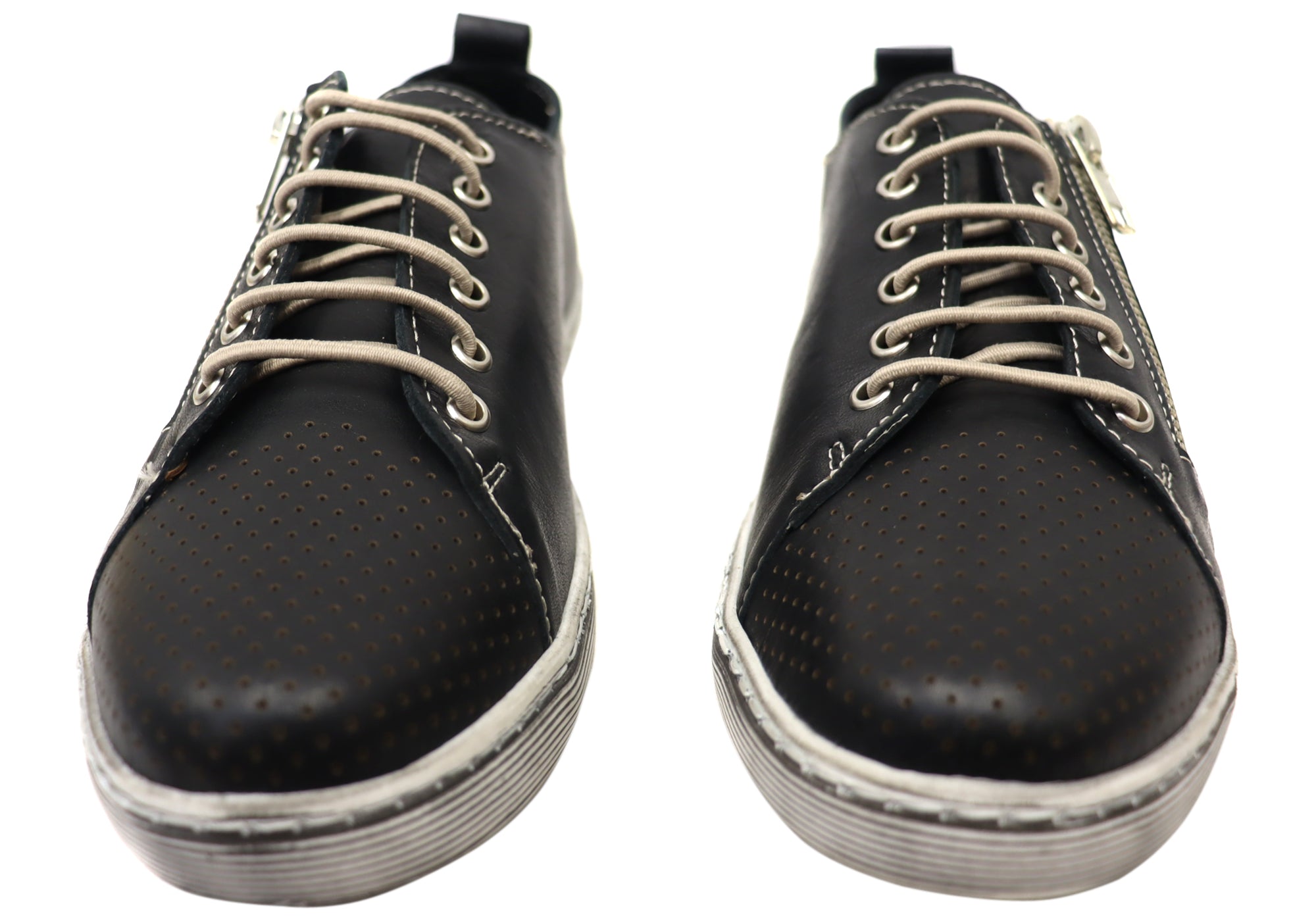 Orizonte Iris Women's Comfortable Leather Casual Shoes - European Style for Walking, Work & Everyday Wear